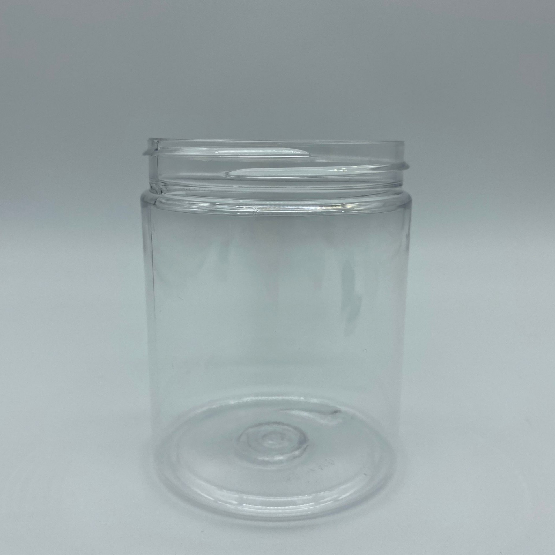 300 Cc Sert Plastik Şeffaf Krem Kavanozu Kapaksız (70 Ağız) - 300 Ml Plastik Kavanoz