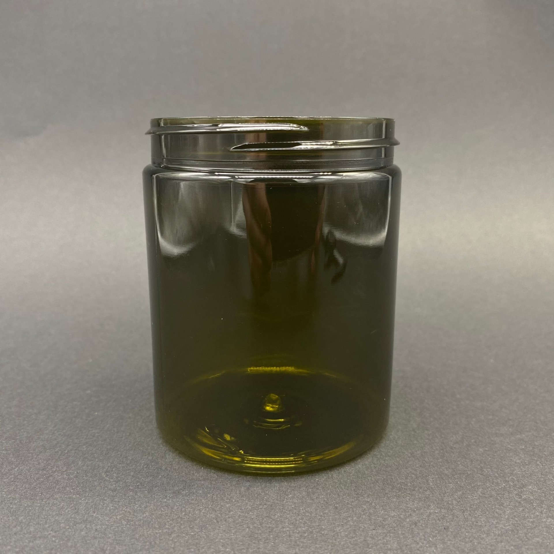 300 Cc Sert Plastik Yeşil Krem Kavanozu Kapaksız (70 Ağız) - 300 Ml Plastik Kavanoz