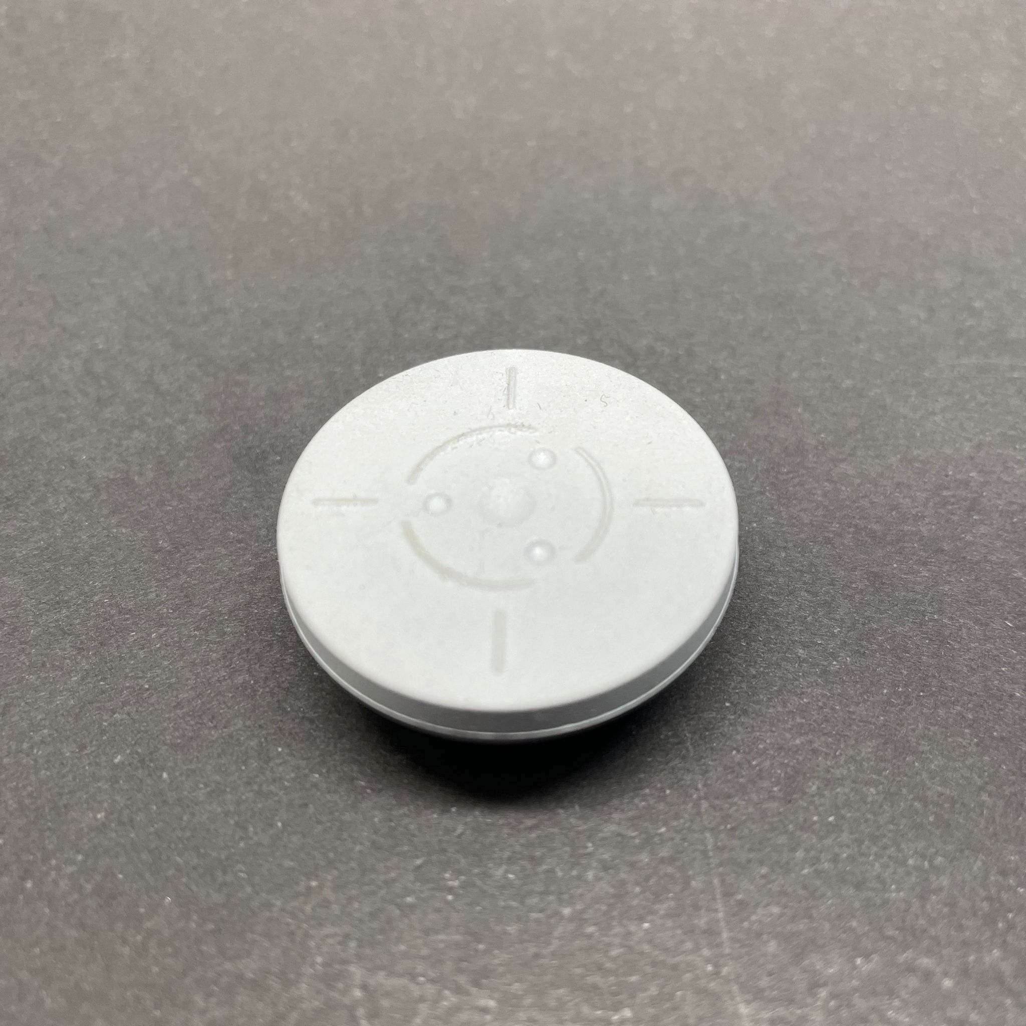 32 Mm Ağız Serum Şişesi İçin Butil Tıpa - Flakon Tapa - Açık Gri
