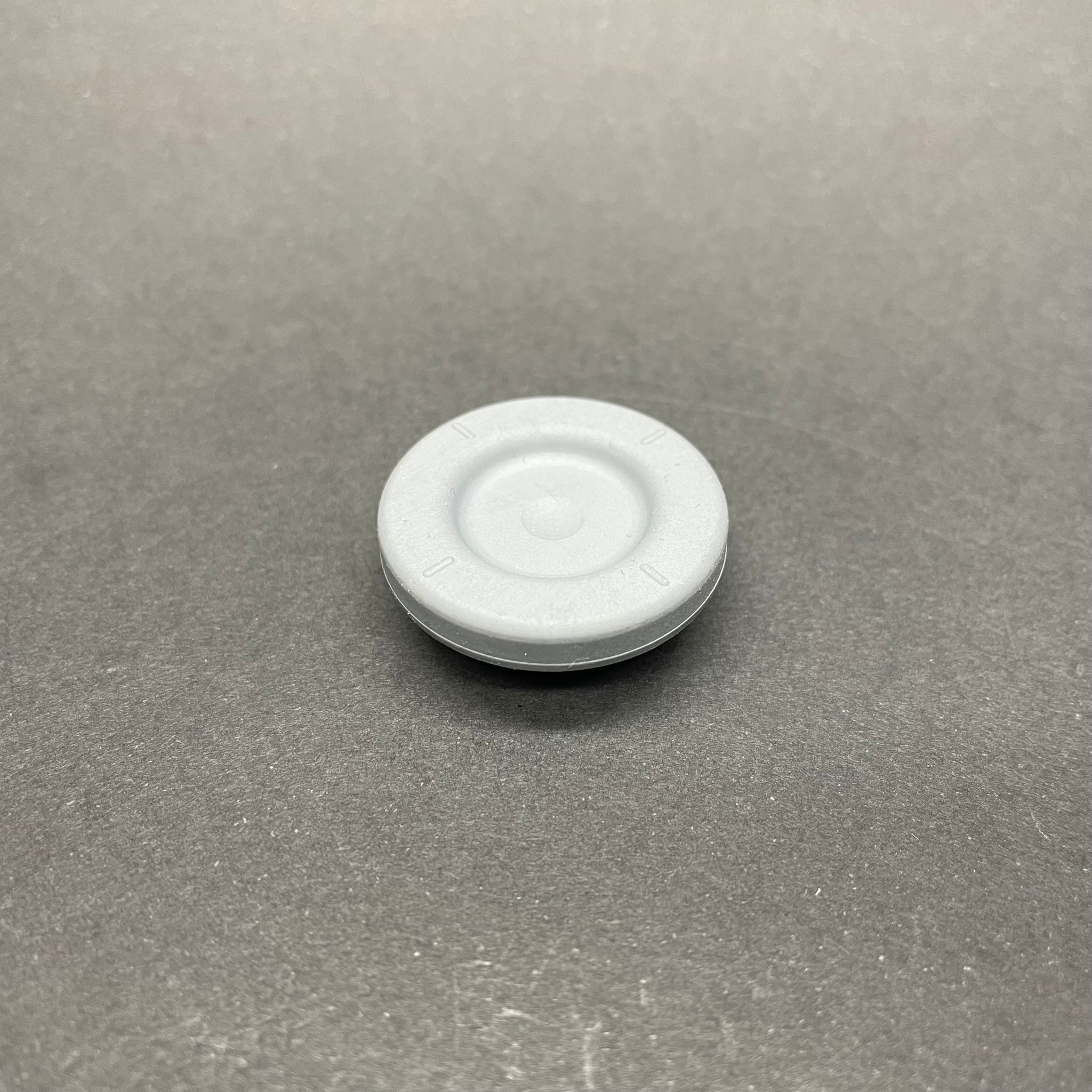 32 Mm Ağız Serum Şişesi İçin Butil Tıpa - Flakon Tapa - Altı Siyah