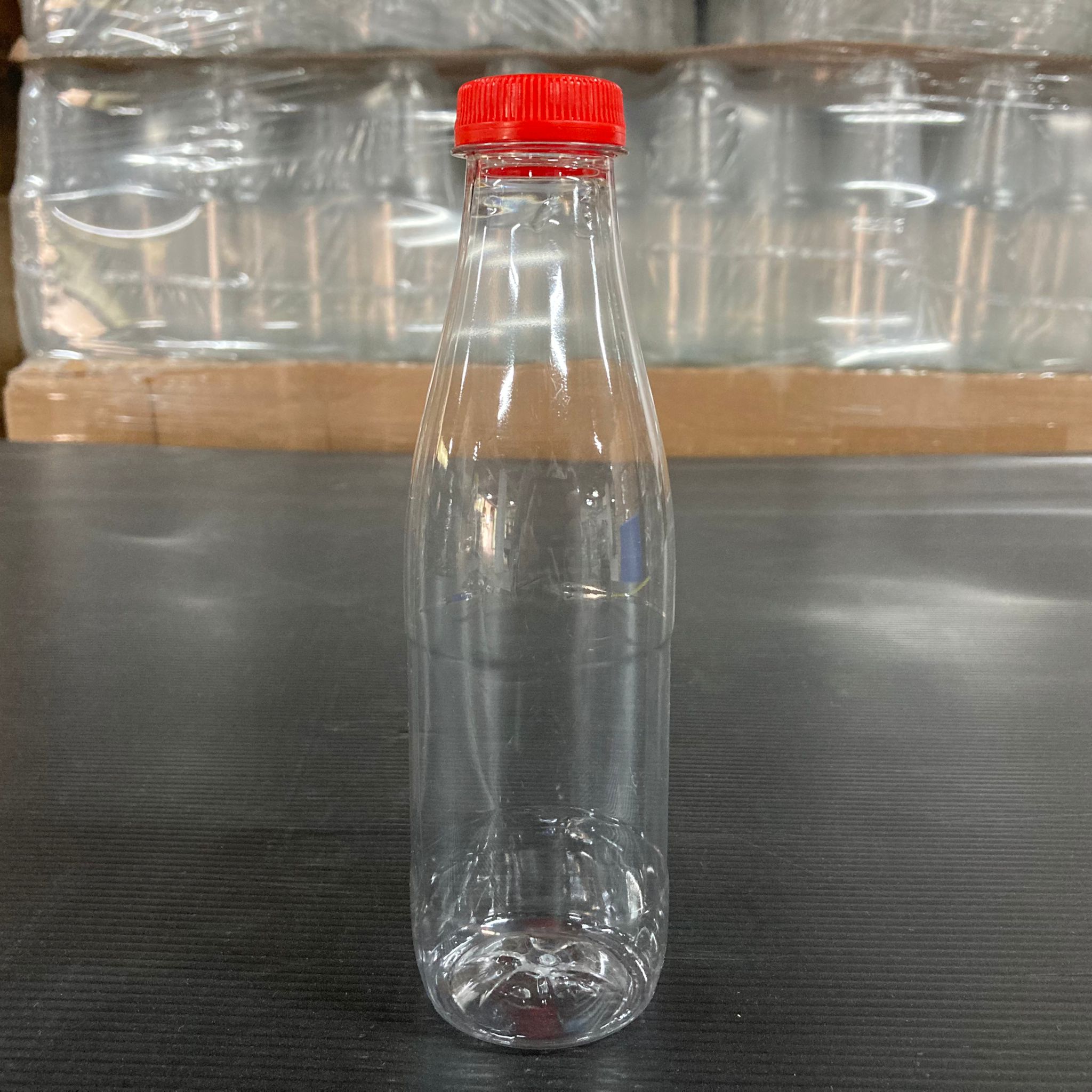 330 Cc Pet Şişe - Kırmızı Kilitli Kapaklı - 330 Ml Plastik Şişe -  Ucuz Boş Pet Şişe
