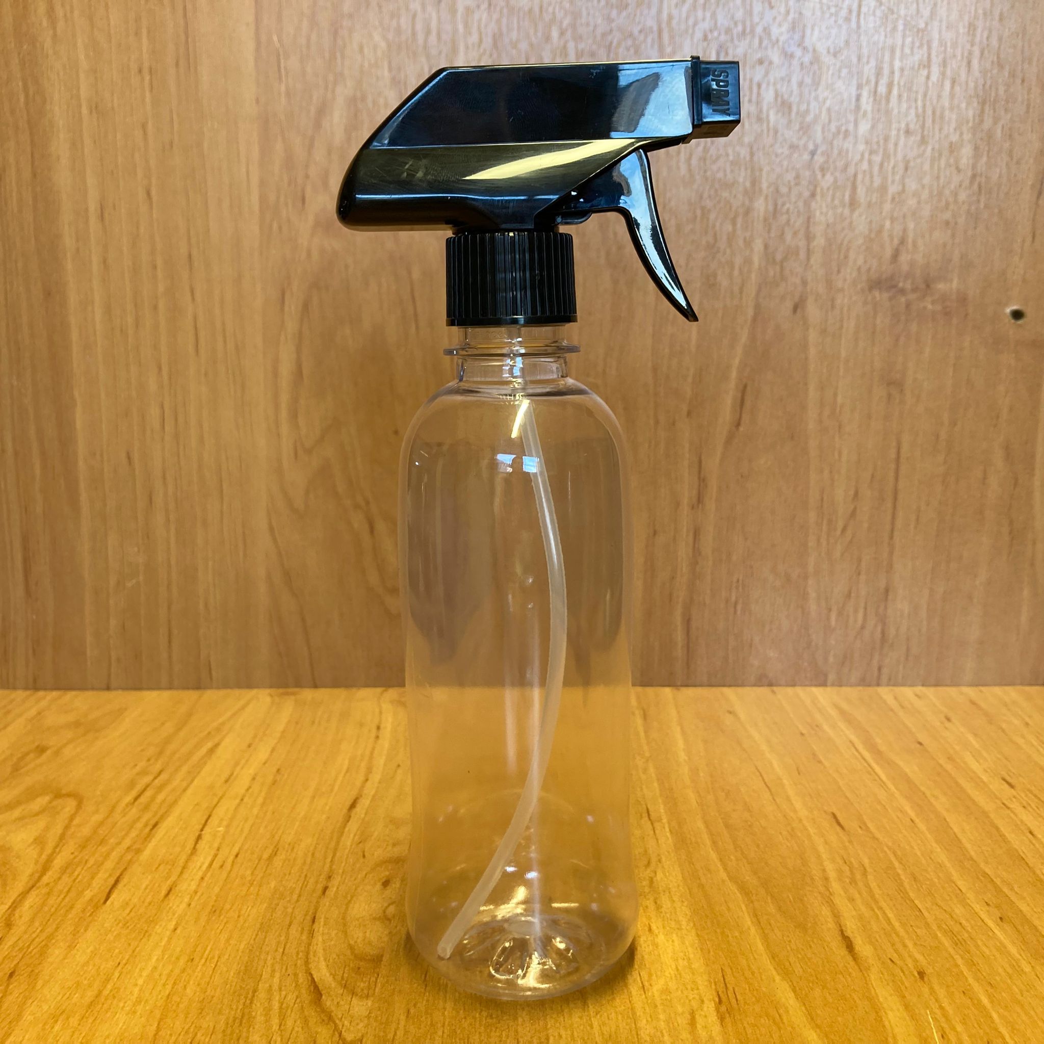 330 Cc Plastik Şişe - Siyah Tetik Spreyli - 330 Ml Spreyli Boş Şişe