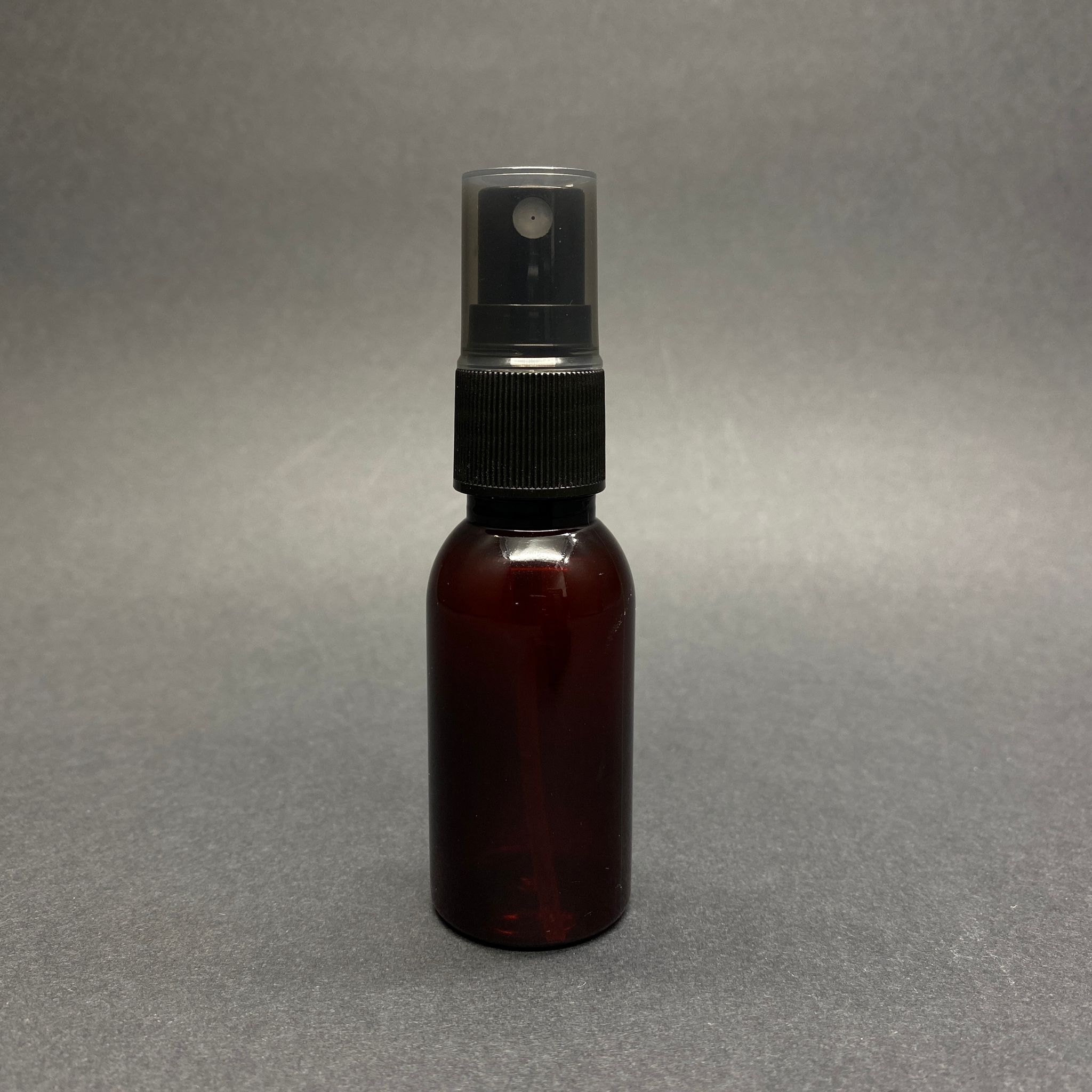 35 Cc Amber Pet Şişe - Siyah Spreyli - 35 Ml Kahverengi Plastik Şişe