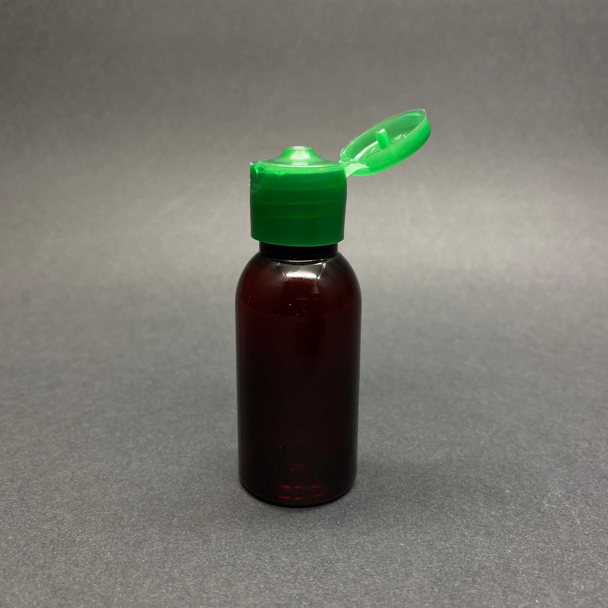 35 Cc Amber Pet Şişe - Yeşil Fliptop Akıtıcı Kapaklı - 35 Ml Kahverengi Plastik Şişe