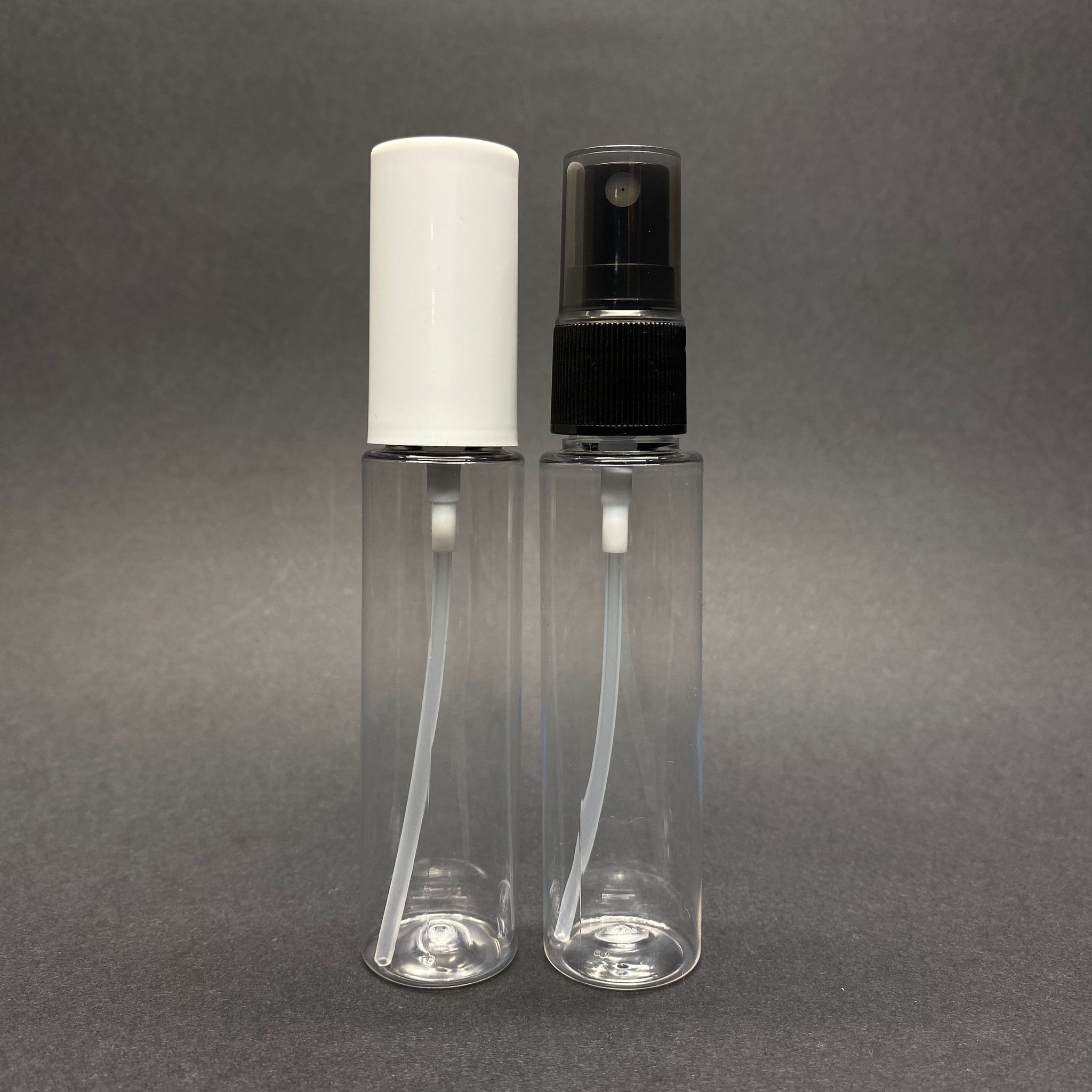 35 Cc Parfüm Şişesi Plastik - Siyah Sprey + Beyaz Kapak - 35 Ml Parfüm Şişesi Pet