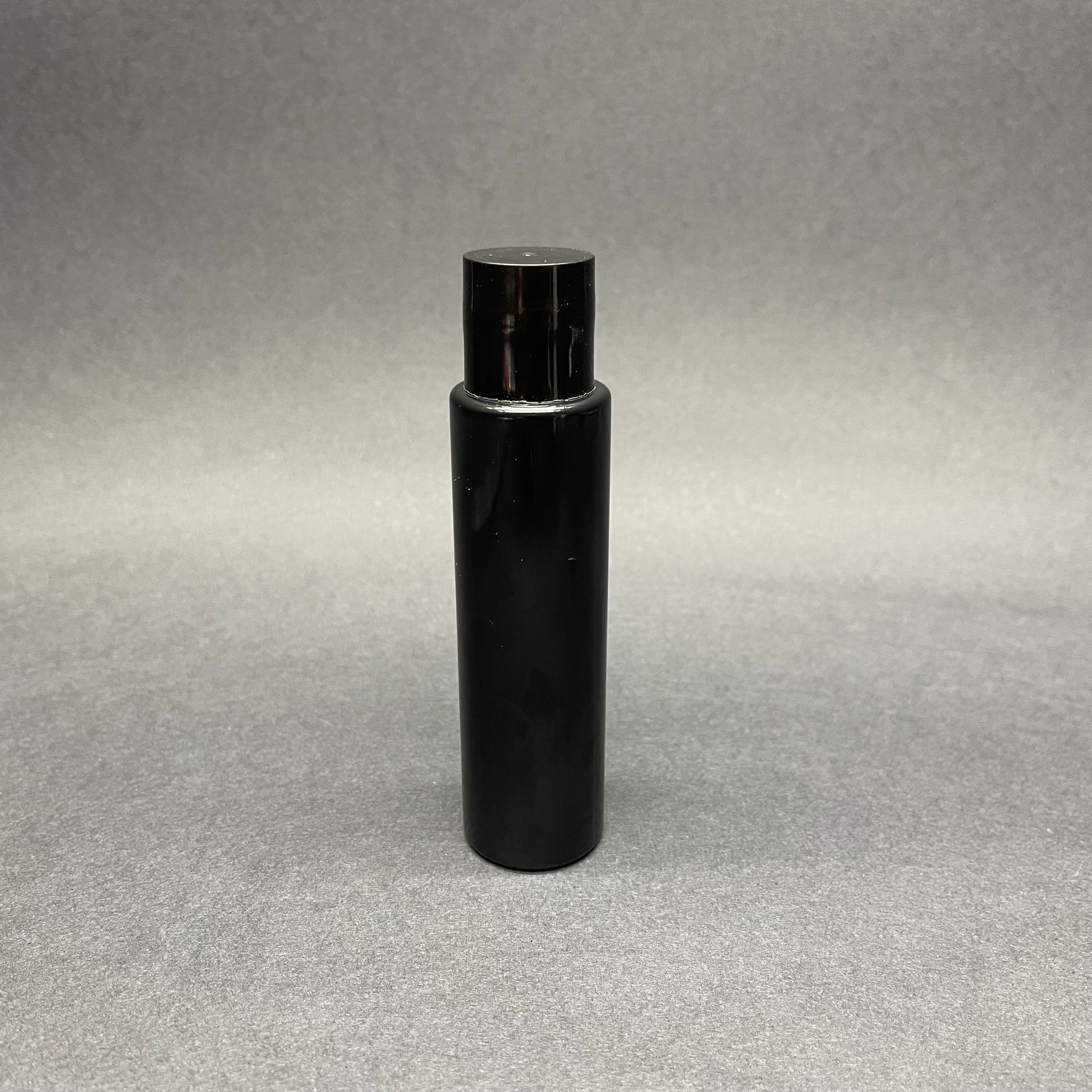 35 Cc Pet Şişe Siyah - Siyah Kapaklı - 35 Ml Plastik Buklet Şişe Uzun