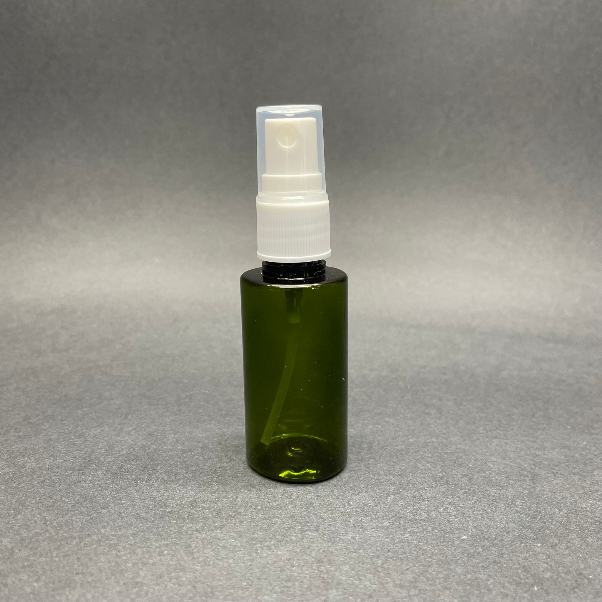 35 Cc Pet Şişe Yeşil - Beyaz Spreyli - 35 Ml Yeşil Pet Şişe