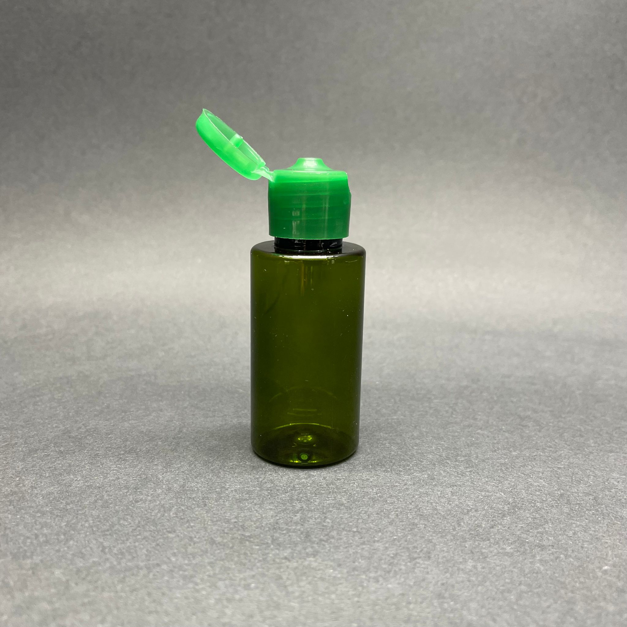 35 Cc Pet Şişe Yeşil - Yeşil Fliptop Kapaklı - 35 Ml Zeytinyağı Numune Şişesi