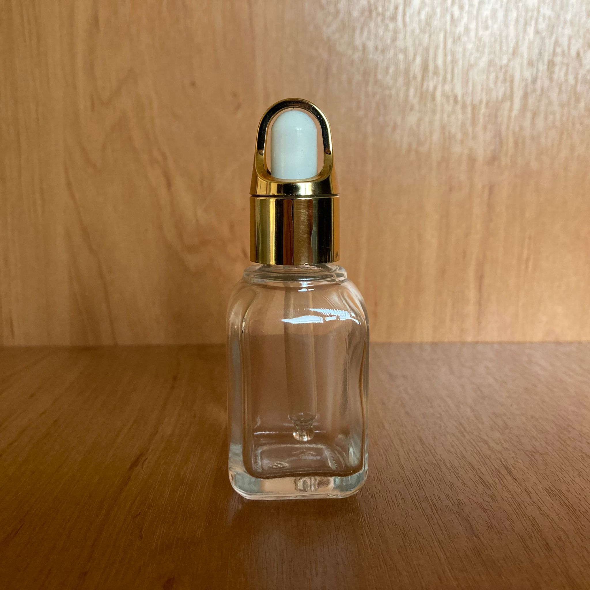35 Cc Şeffaf Köşeli Cam Şişe Sepet Cam Damlalıklı Takım - 35 Ml Cam Damlalıklı Kare Şişe