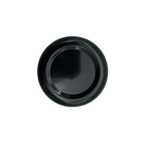 38 Mm Twist-Off Siyah Metal Kapak