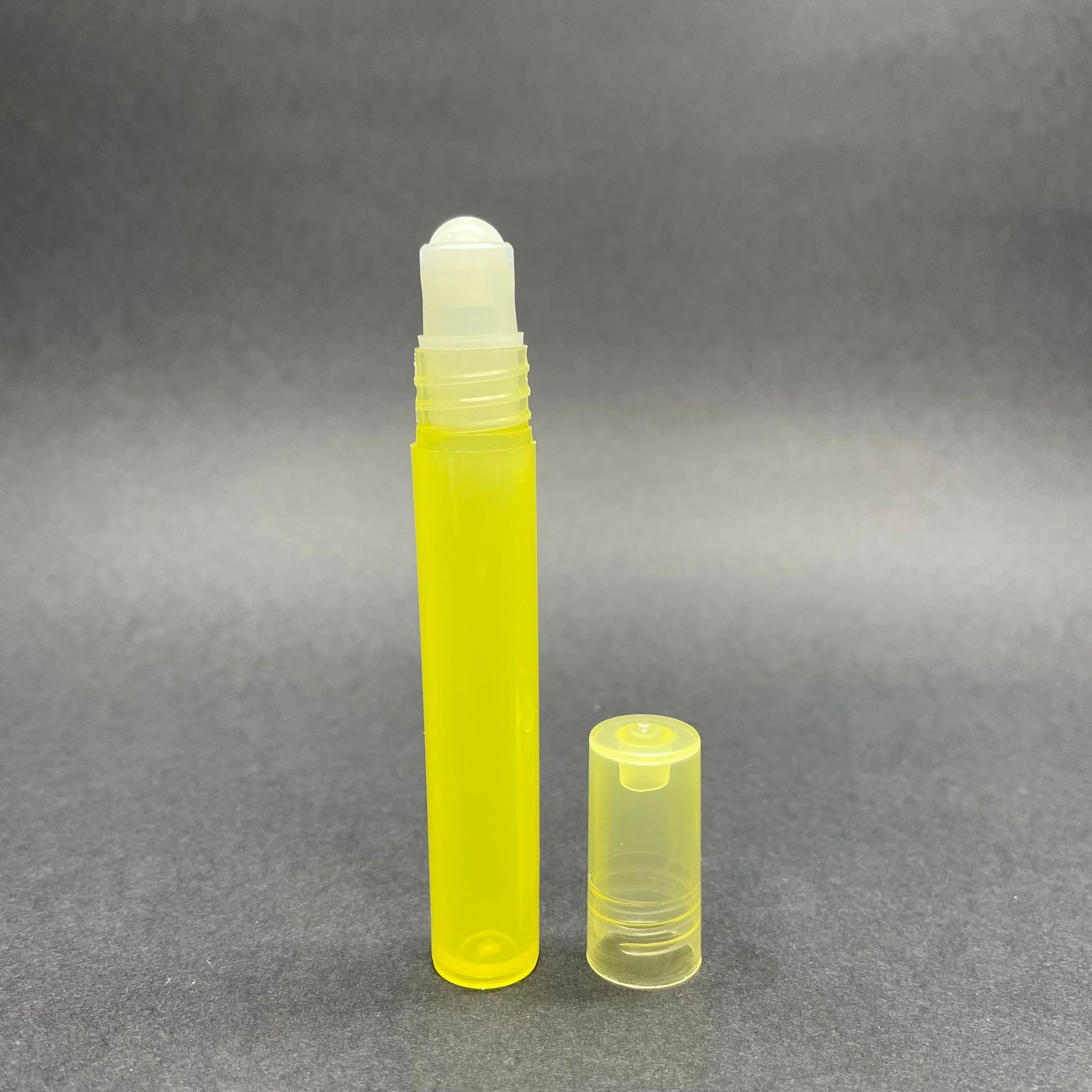 4,5 Cc Plastik Roll-On Şişe - Bilyeli Şişe - Mis Şişesi - Esans Şişesi - Koku - Şişesi - Parfümeri Şişesi - Sarı
