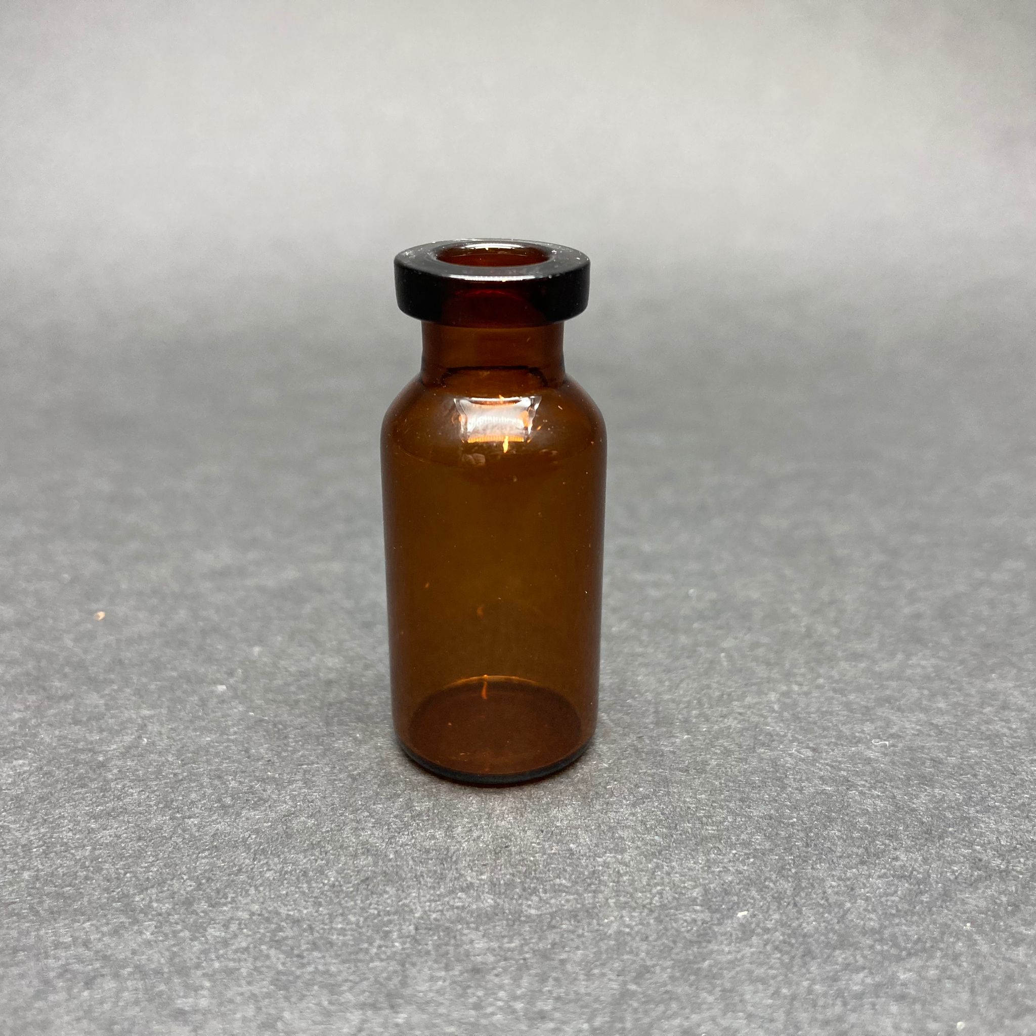 4 Cc Cam Şişe Amber - Çekme Cam - Üfleme Cam - İnce Cam Flakon Penisilin Şişe -  Kapaksız - Ağız Çapı 13 Mm