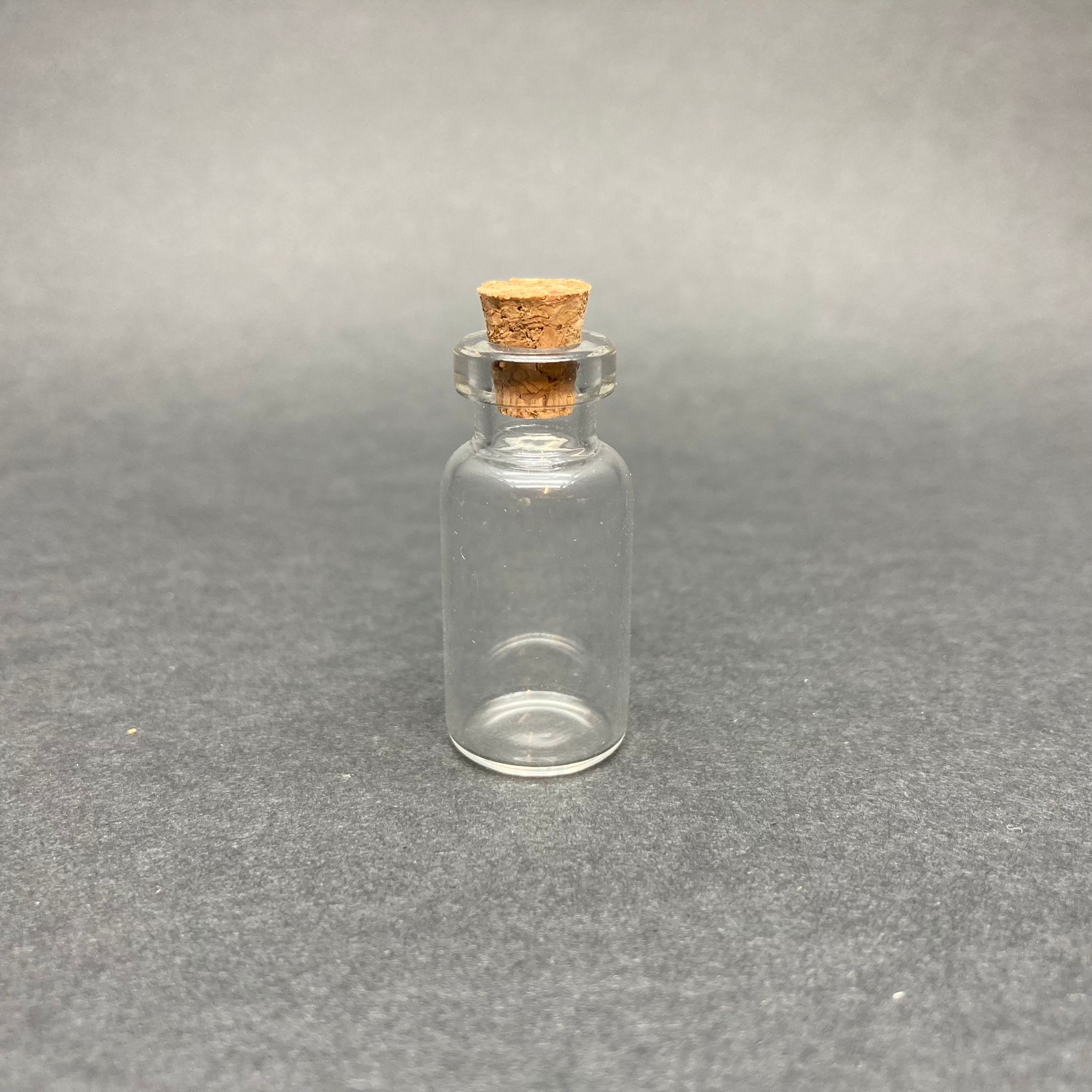 4 Cc Mini Cam Şişe Şeffaf - Mantar Tıpalı - 4 Ml Çekme Cam - Üfleme Cam - İnce Cam Şişe