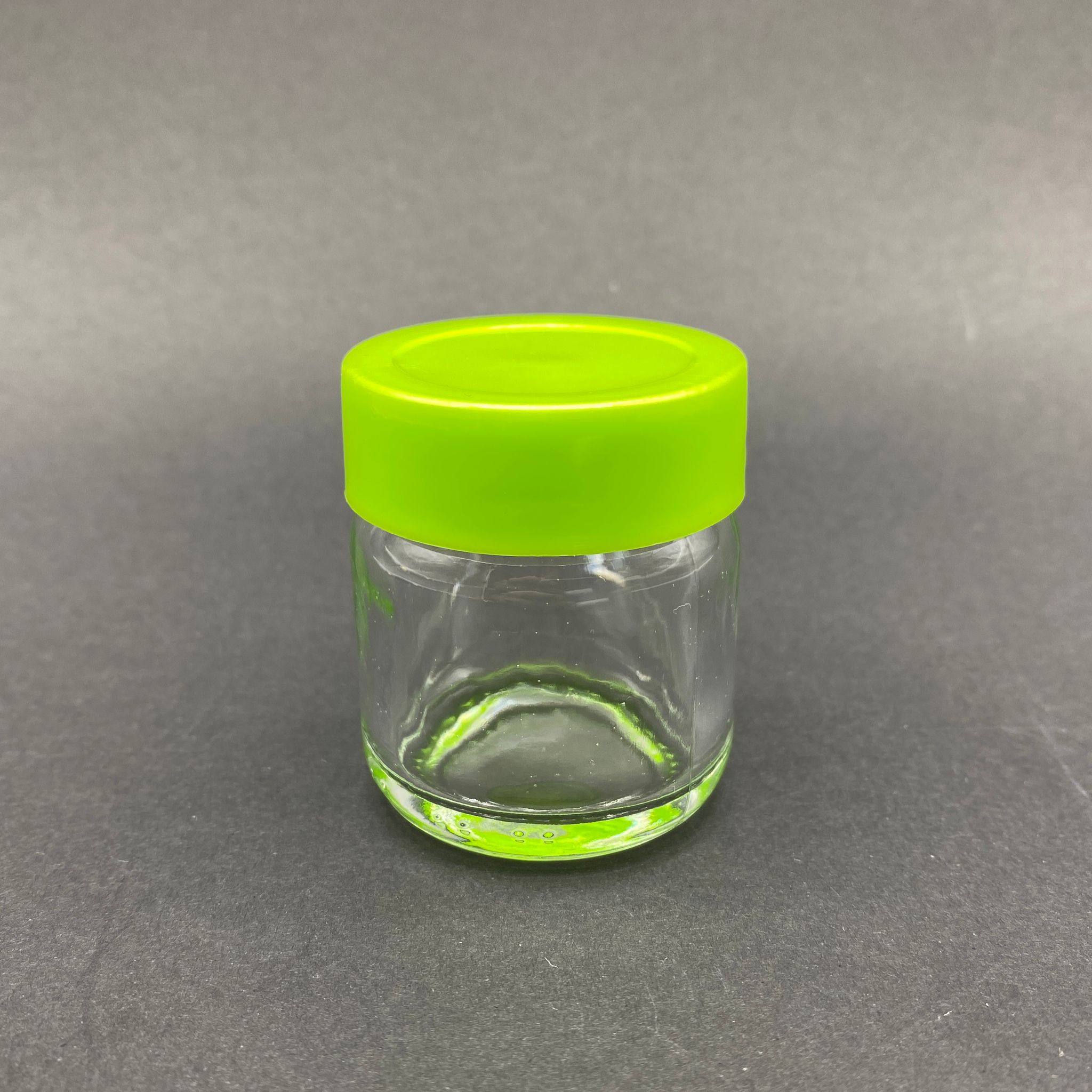 40 Cc Cam Kavanoz - Yeşil Plastik Kapaklı - 40 Ml Cam Kavanoz