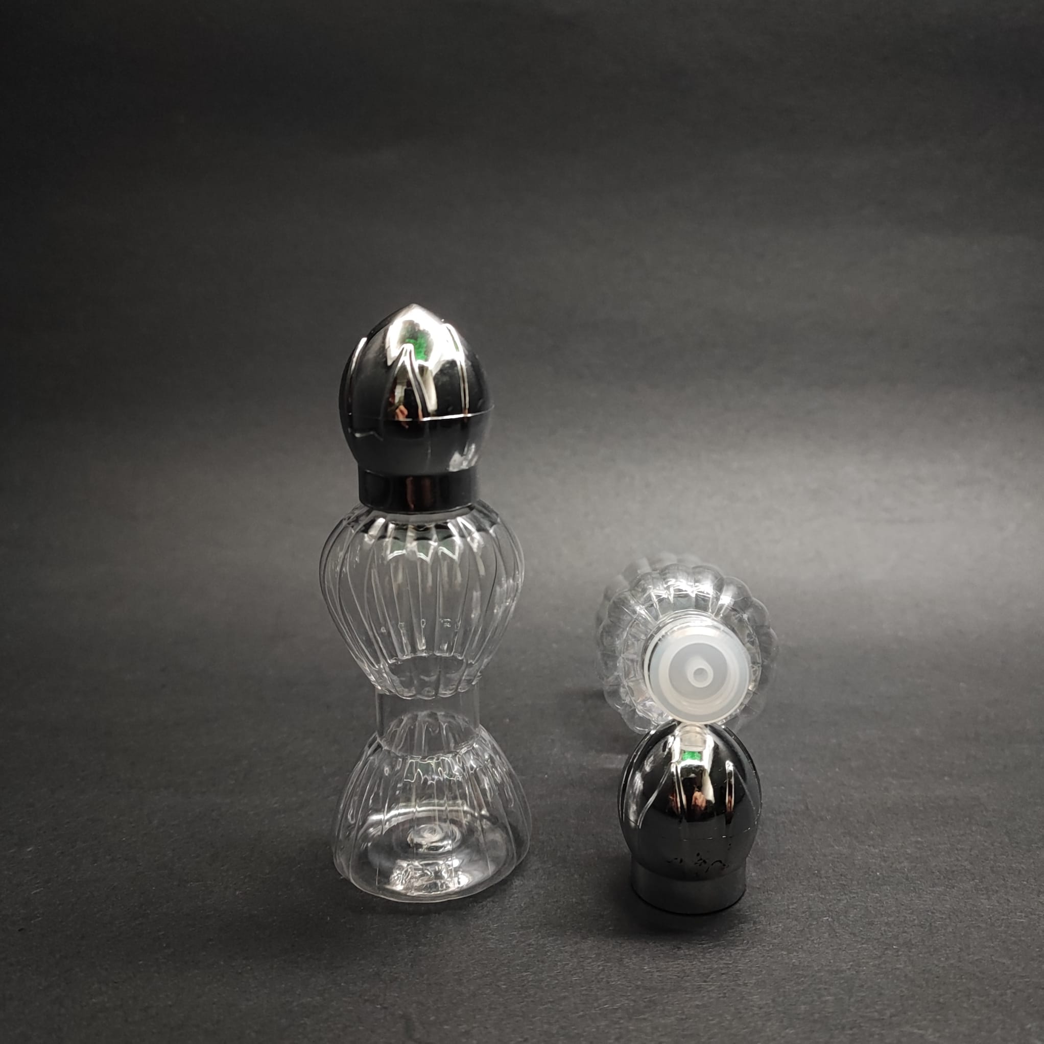 40 Cc Campet Pırlanta Kolonya Şişesi - Kral Tacı Geçme Gümüş Kapaklı - Kolonya Tıpalı - 40 Ml Campet Kolonya Şişesi
