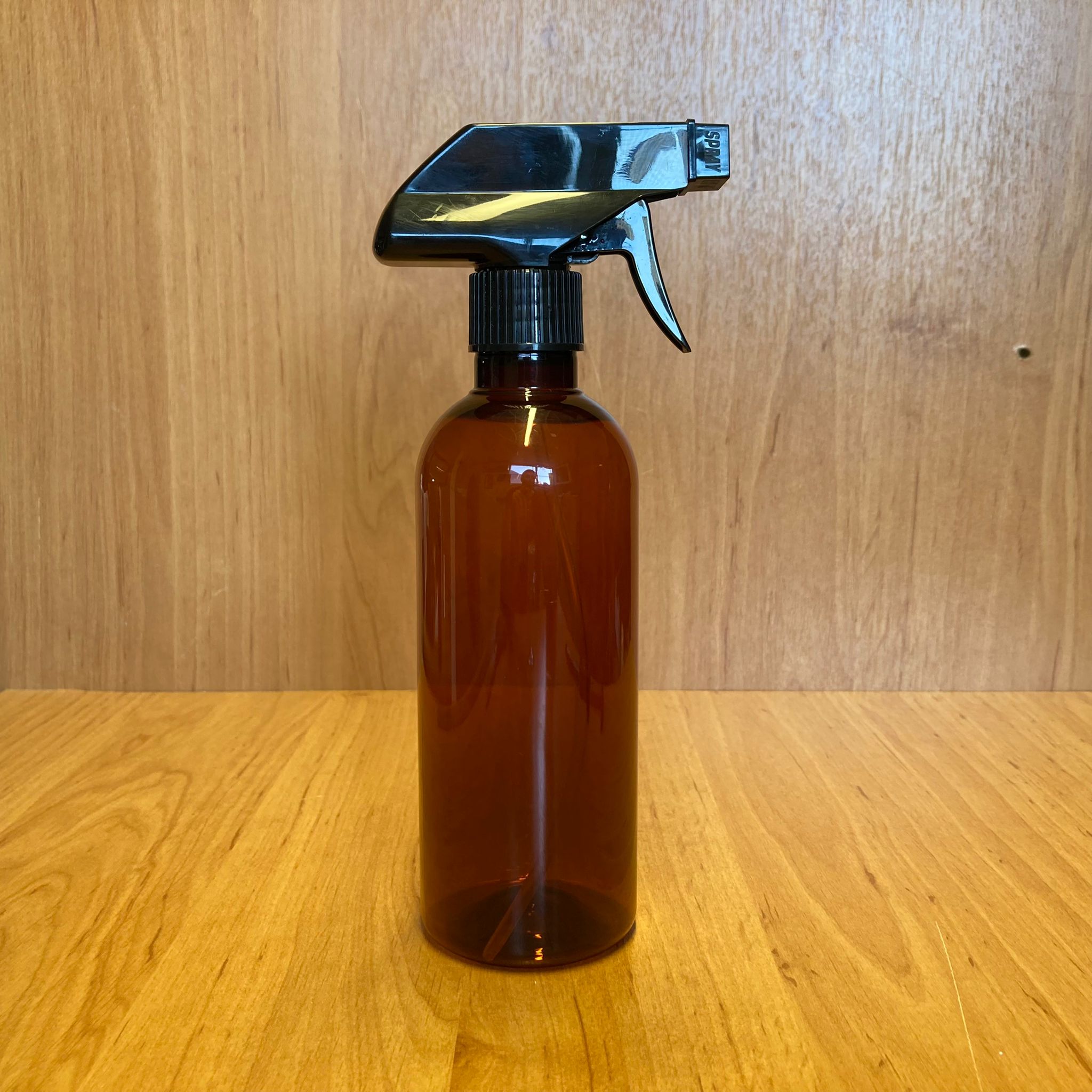 400 Cc Amber Plastik Şişe - Siyah Tetik Spreyli - 400 Ml Kahverengi Boş Plastik Şişe