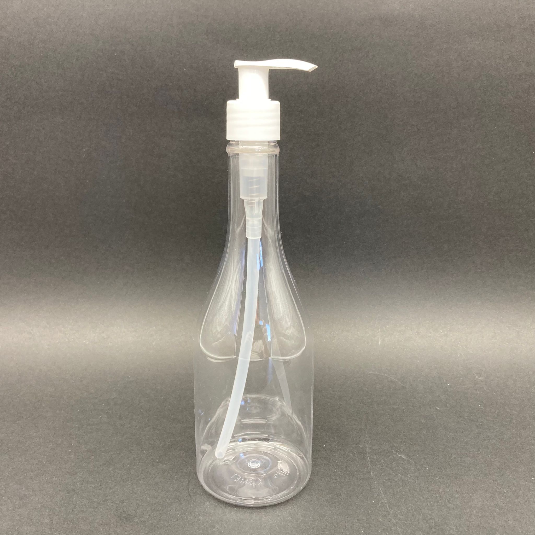 400 Cc Elit Model Pet Şişe - Beyaz Pompalı - 400 Ml Pompalı Şişe