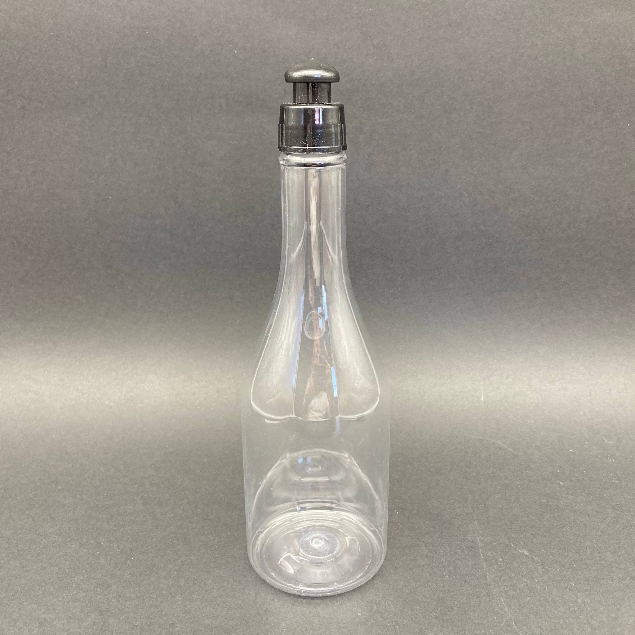 400 Cc Elit Model Pet Şişe - Push-Pull Akıtıcı Kapaklı  - 400 Ml Akıtıcılı Plastik Şişe