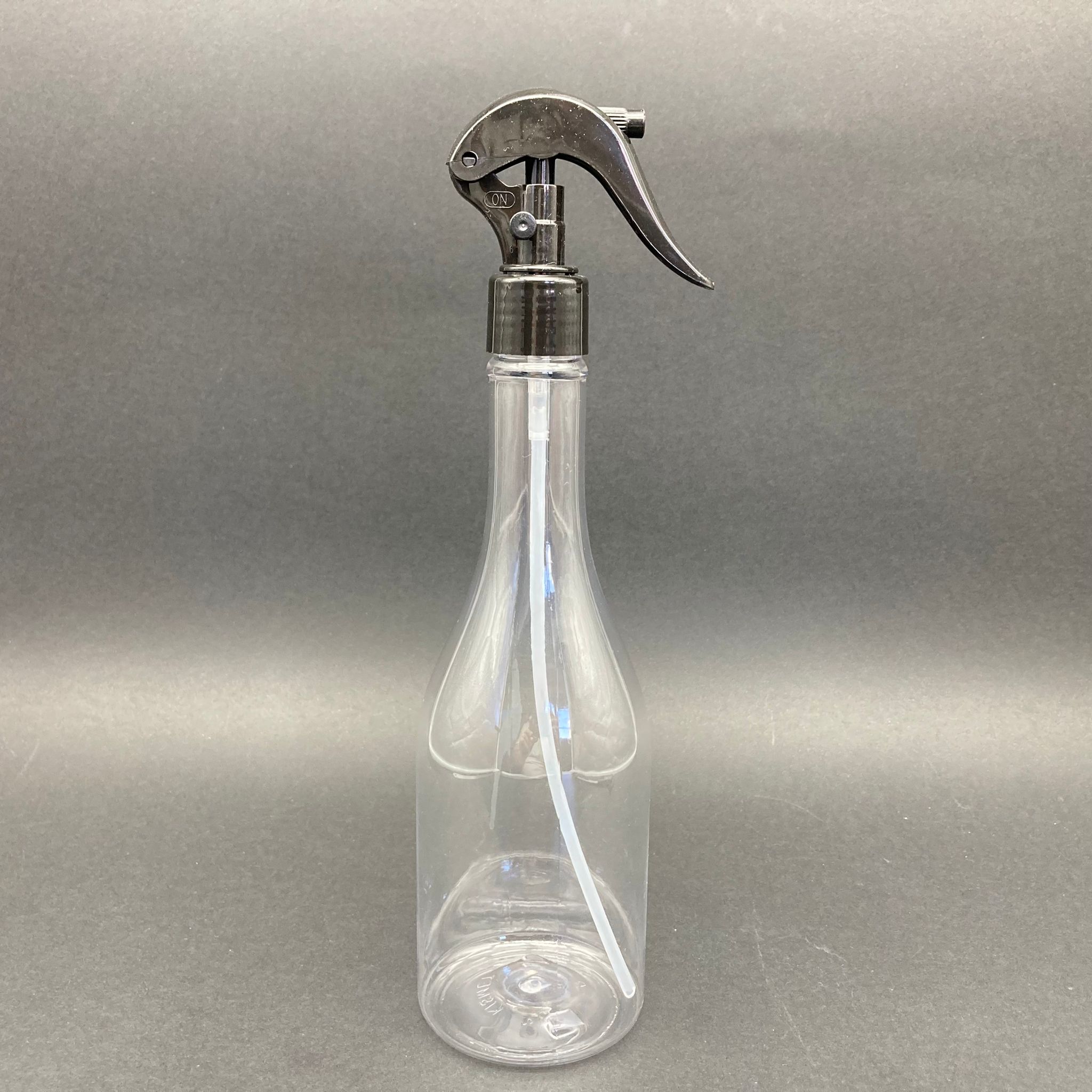 400 Cc Elit Model Pet Şişe -Siyah Triger Spreyli - 400 Ml Plastik Spreyli Şişe