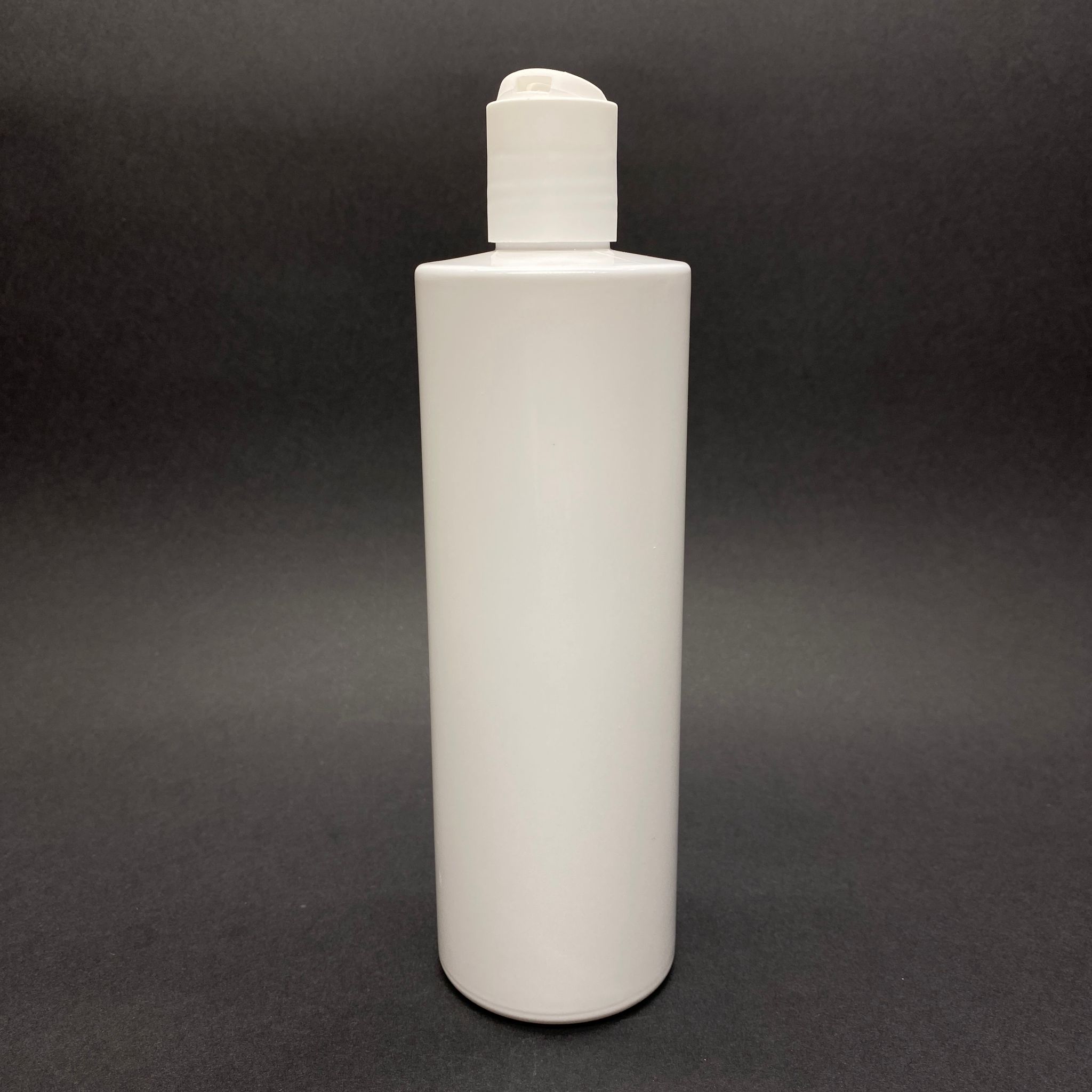 400 Cc Küt Boyunlu Silindir Pet Şişe (30 Gr) - Beyaz Disktop Şampuan Kapaklı - 400 Ml Plastik Şişe - Beyaz