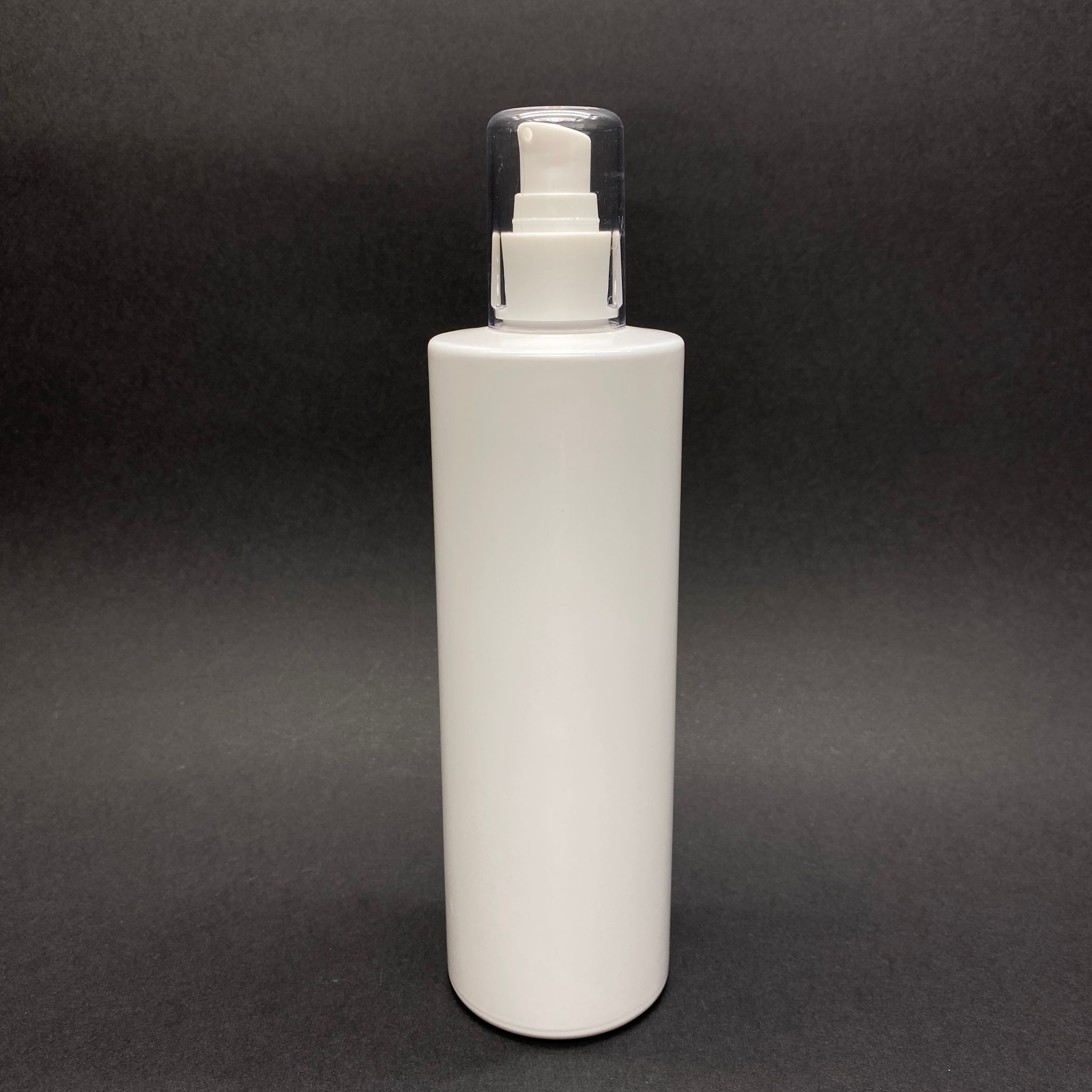 400 Cc Küt Boyunlu Silindir Pet Şişe (30 Gr) - Beyaz Losyon Pompalı - 400 Ml Plastik Şişe - Beyaz