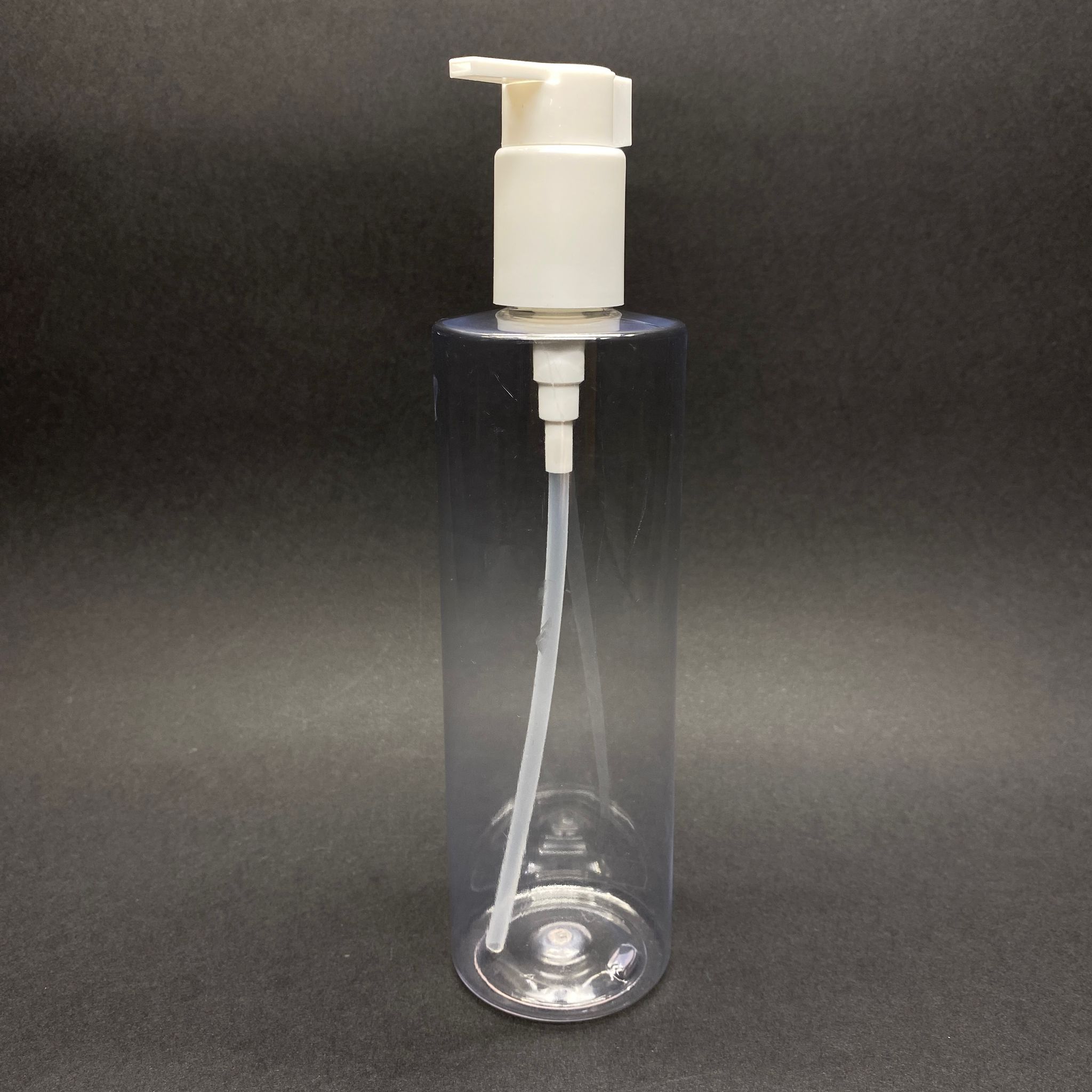400 Cc Küt Boyunlu Silindir Pet Şişe (30 Gr) - Beyaz Xavıer Pompalı - Serum, Losyon, Krem Pompalı Pompalı - 400 Ml Plastik Şişe - Şeffaf