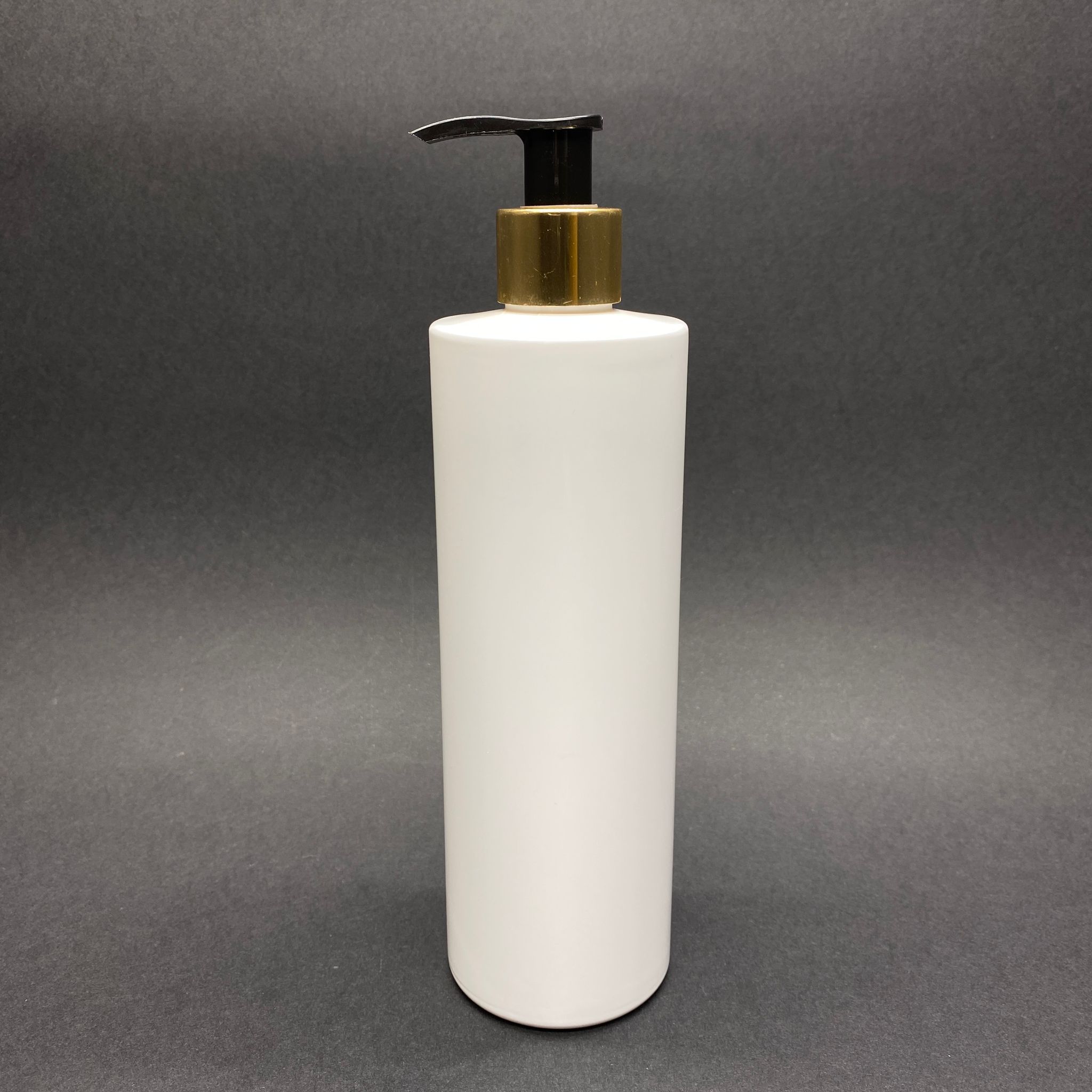 400 Cc Küt Boyunlu Silindir Pet Şişe (30 Gr) - Gold Sıvı Sabun Pompalı - 400 Ml Plastik Şişe - Beyaz
