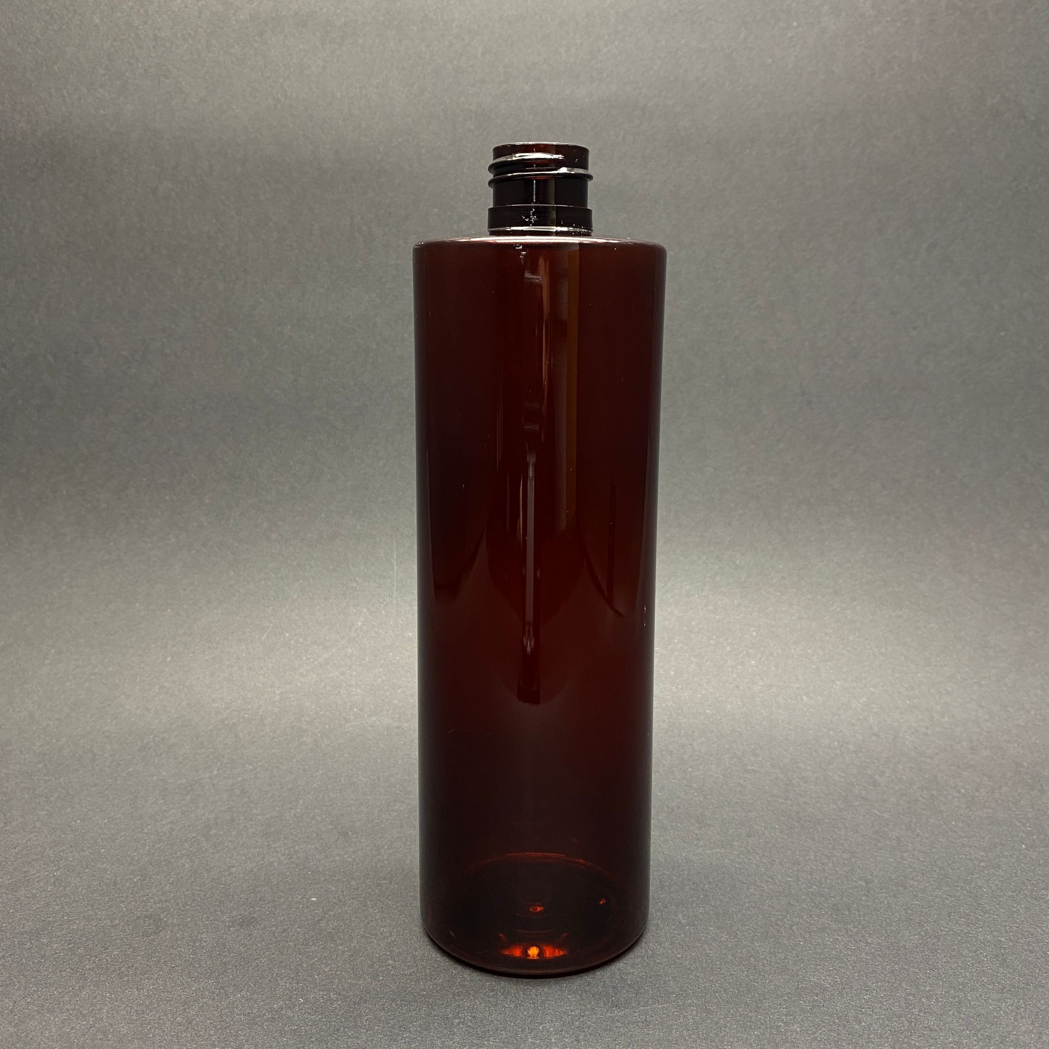 400 Cc Küt Boyunlu Silindir Pet Şişe (30 Gr) - Kapaksız 24 Ağız - 400 Ml Plastik Şişe - Amber