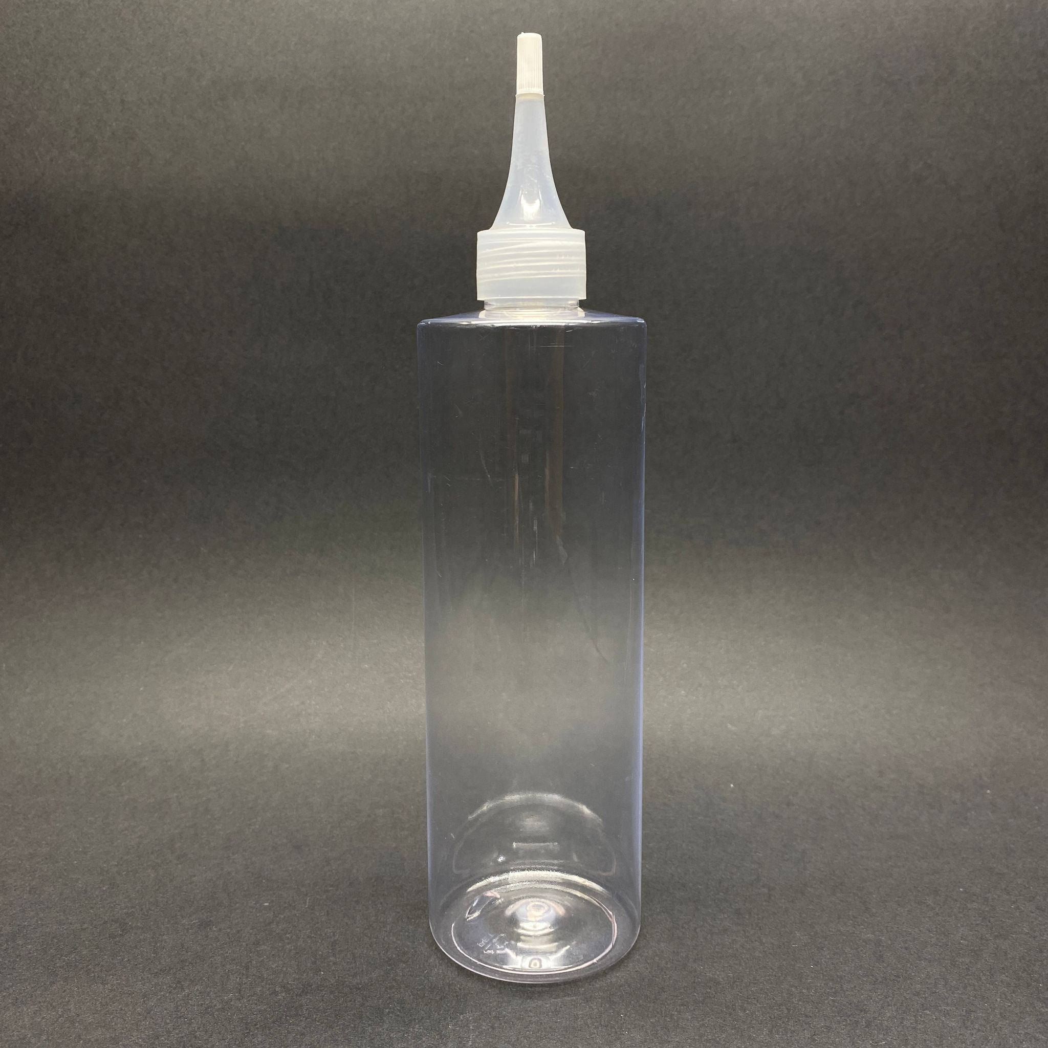 400 Cc Küt Boyunlu Silindir Pet Şişe (30 Gr) - Şeffaf Akıtıcı Kapaklı - 400 Ml Plastik Şişe - Şeffaf
