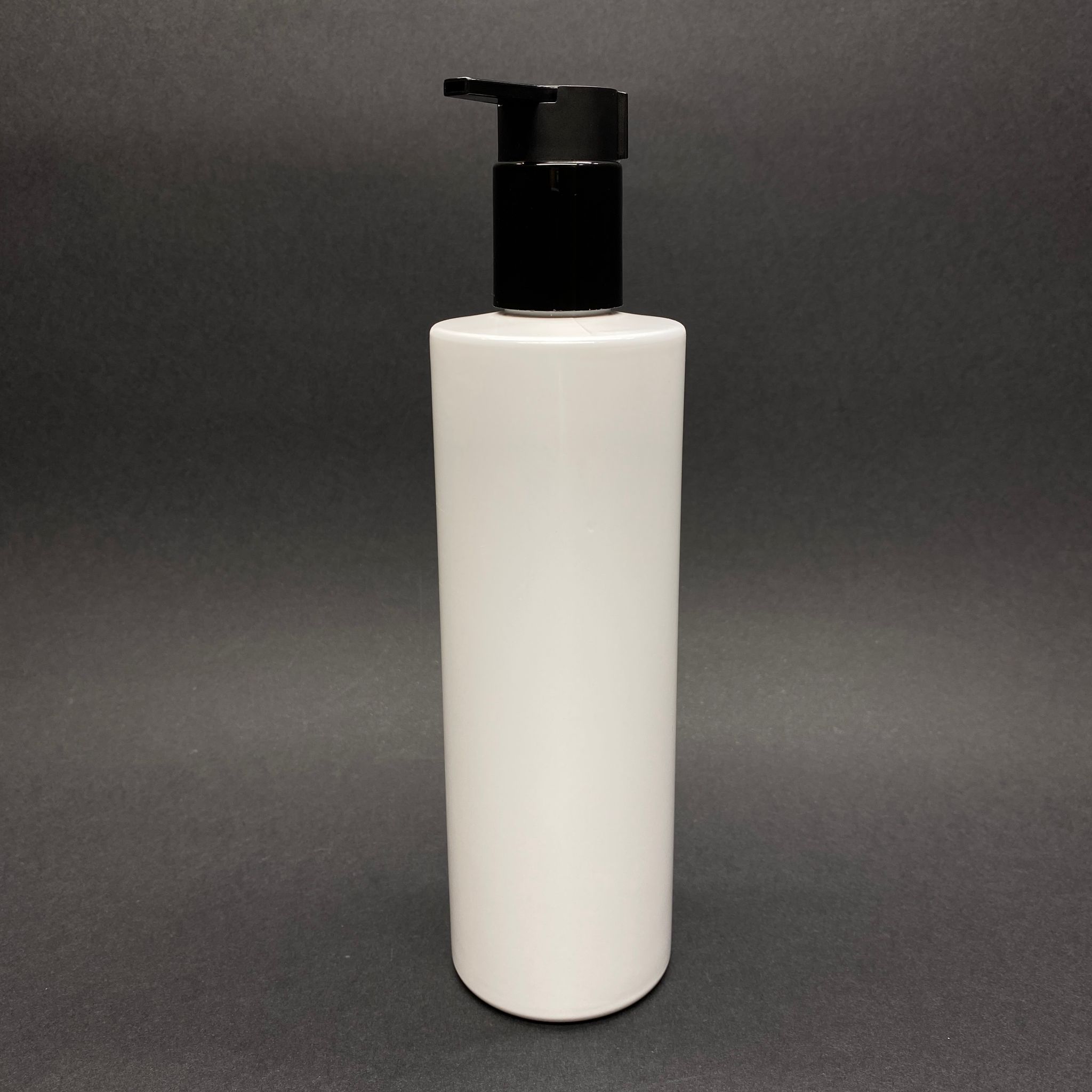400 Cc Küt Boyunlu Silindir Pet Şişe (30 Gr) - Siyah Xavıer Pompalı - Serum, Losyon, Krem Pompalı Pompalı - 400 Ml Plastik Şişe - Beyaz