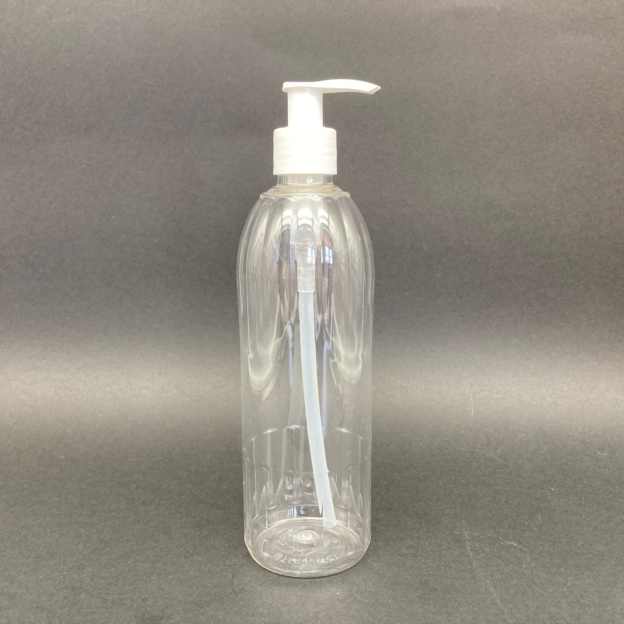 400 Cc Mandalina Model Pet Şişe - Beyaz Pompalı  - 400 Ml Plastik Pompalı Şişe