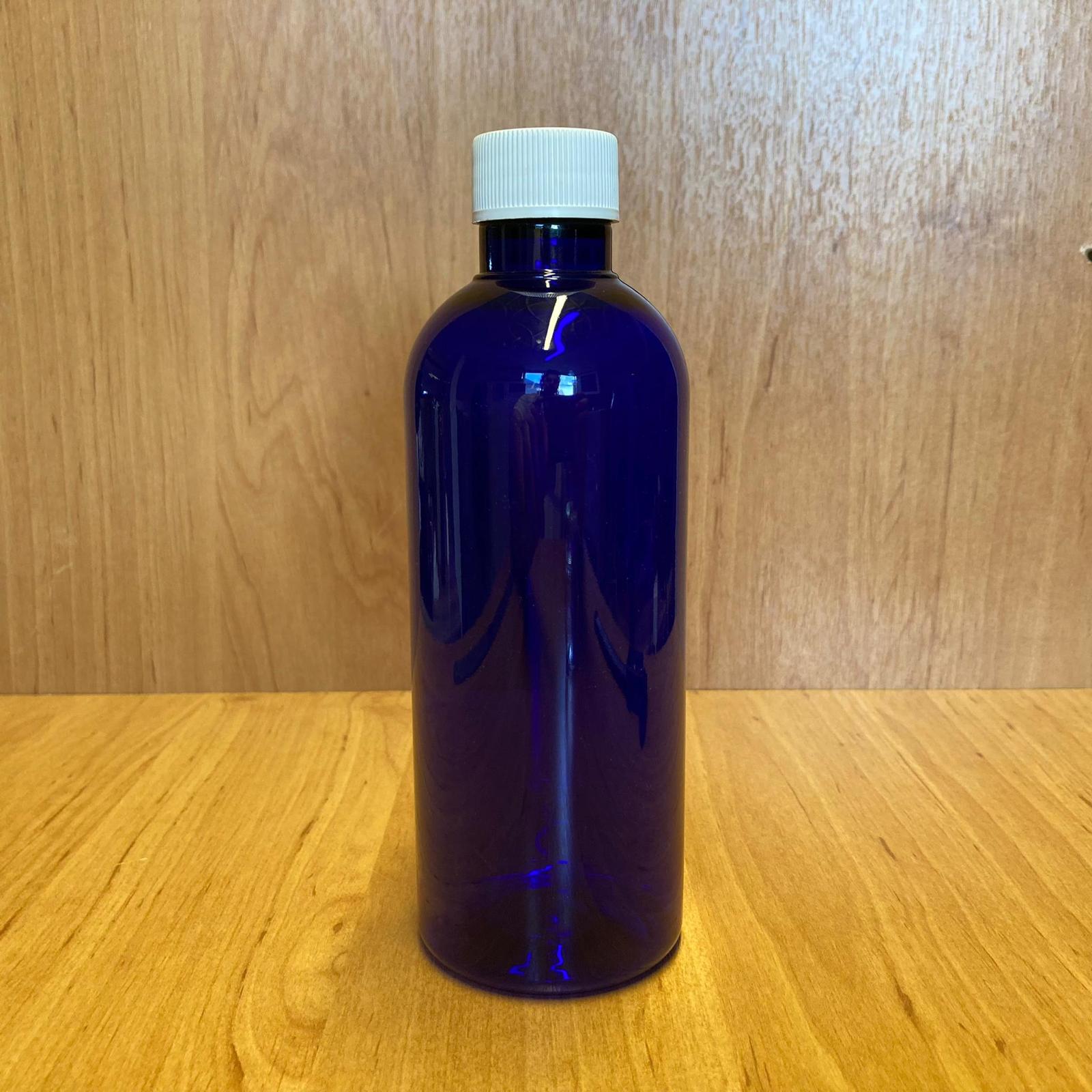 400 Cc Mavi Plastik Şişe - Beyaz Plastik Kapaklı - 400 Ml Mavi Boş Plastik Şişe