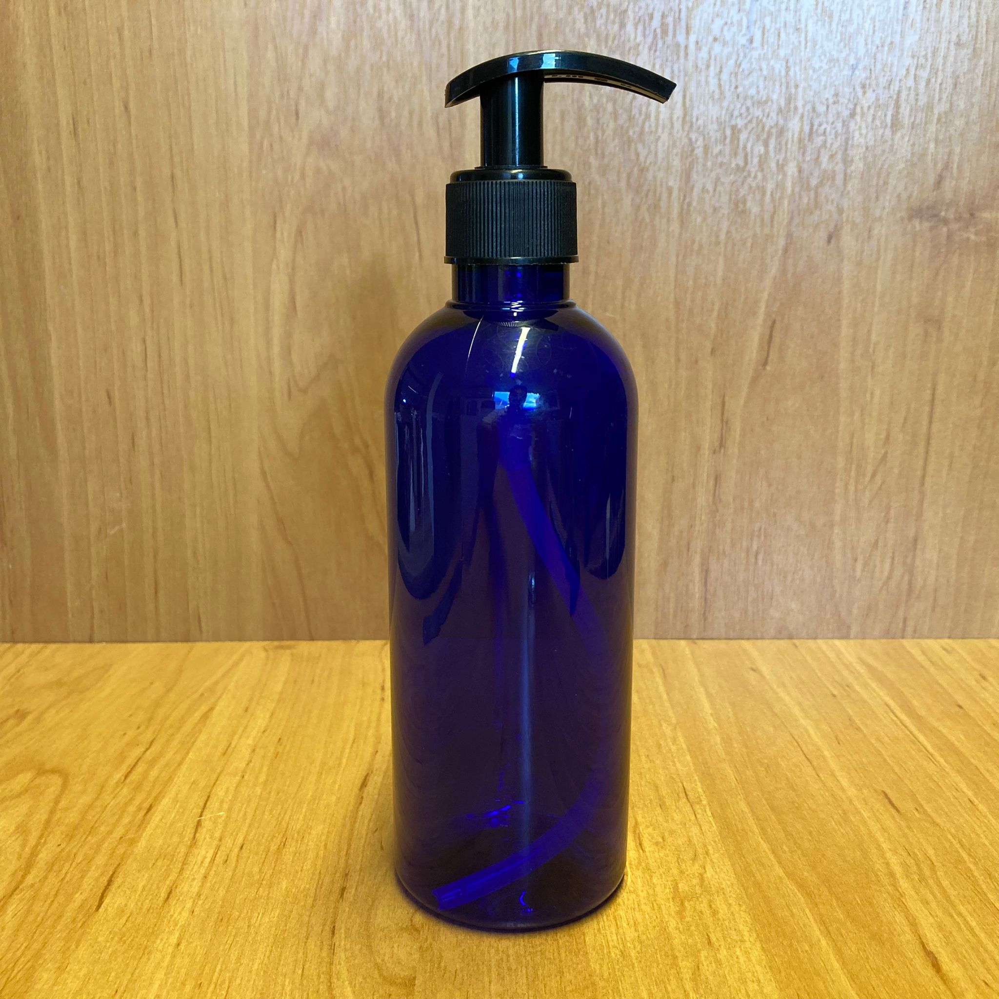 400 Cc Mavi Plastik Şişe - Siyah Pompalı - 400 Ml Mavi Boş Plastik Şişe