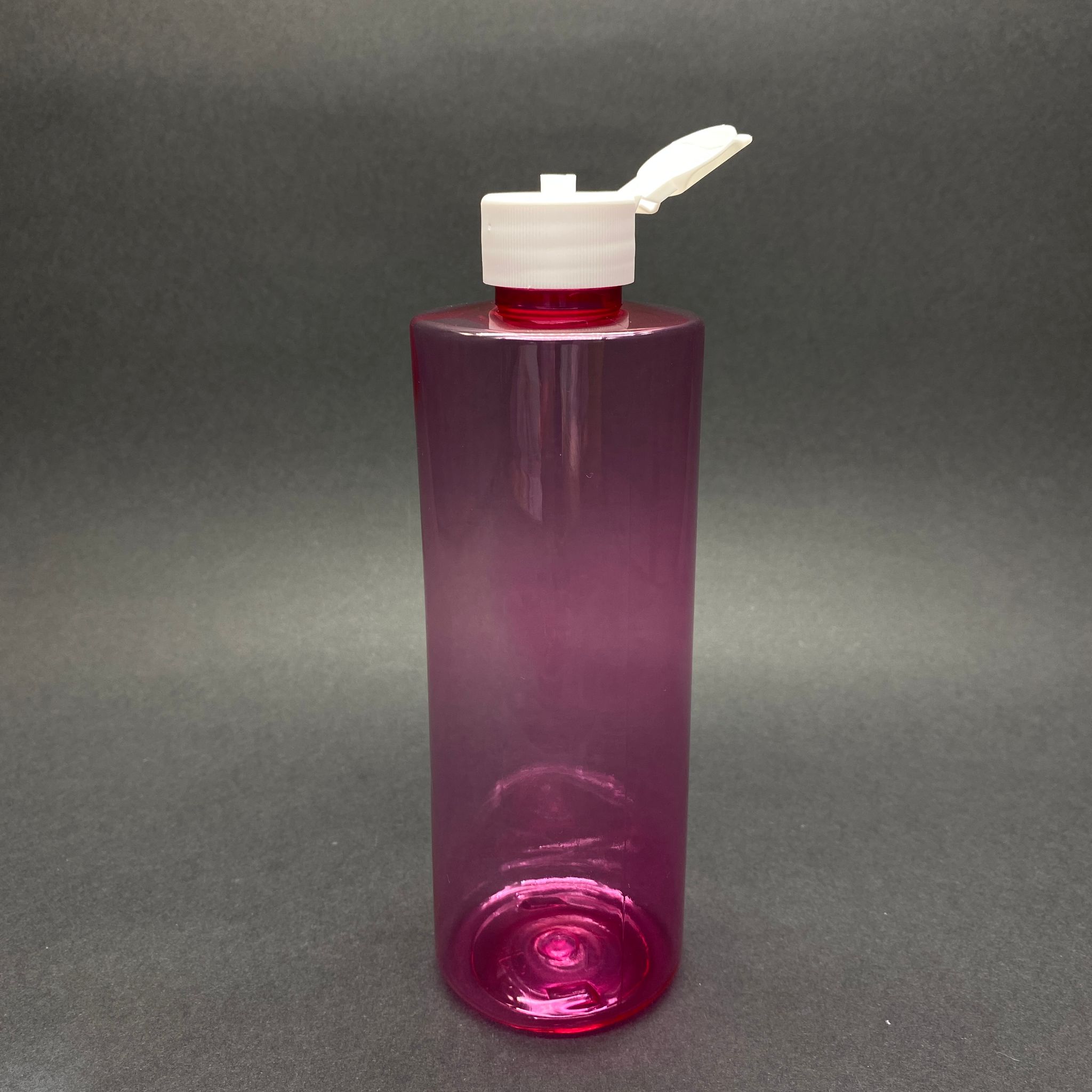 400 Cc Pembe Pet Şişe - Beyaz Fliptop Kapaklı - 400 Ml Kalın Plastik Şişe