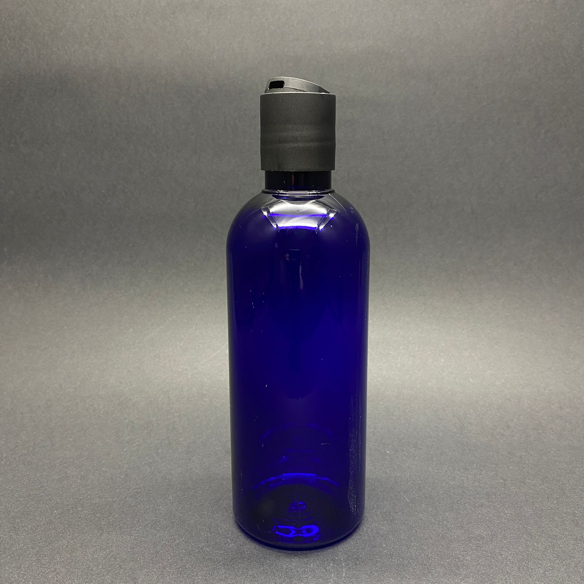 400 Cc Pet Şampuan Şişesi - Mavi - Siyah Disktop Kapaklı - 400 Ml Boş Plastik Şampuan Şişesi