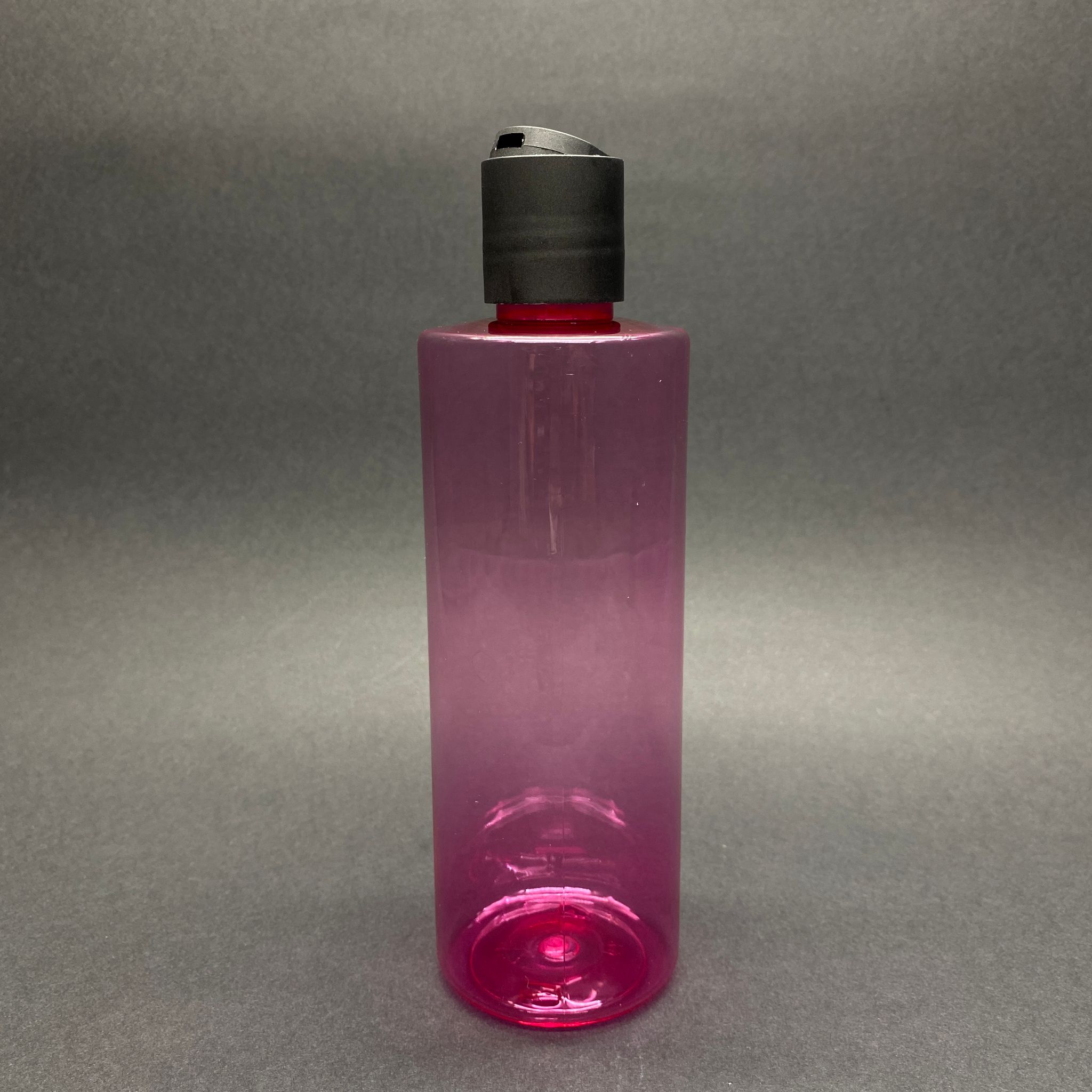 400 Cc Pet Şampuan Şişesi - Pembe - Siyah Disktop Kapaklı - 400 Ml Boş Plastik Şampuan Şişesi