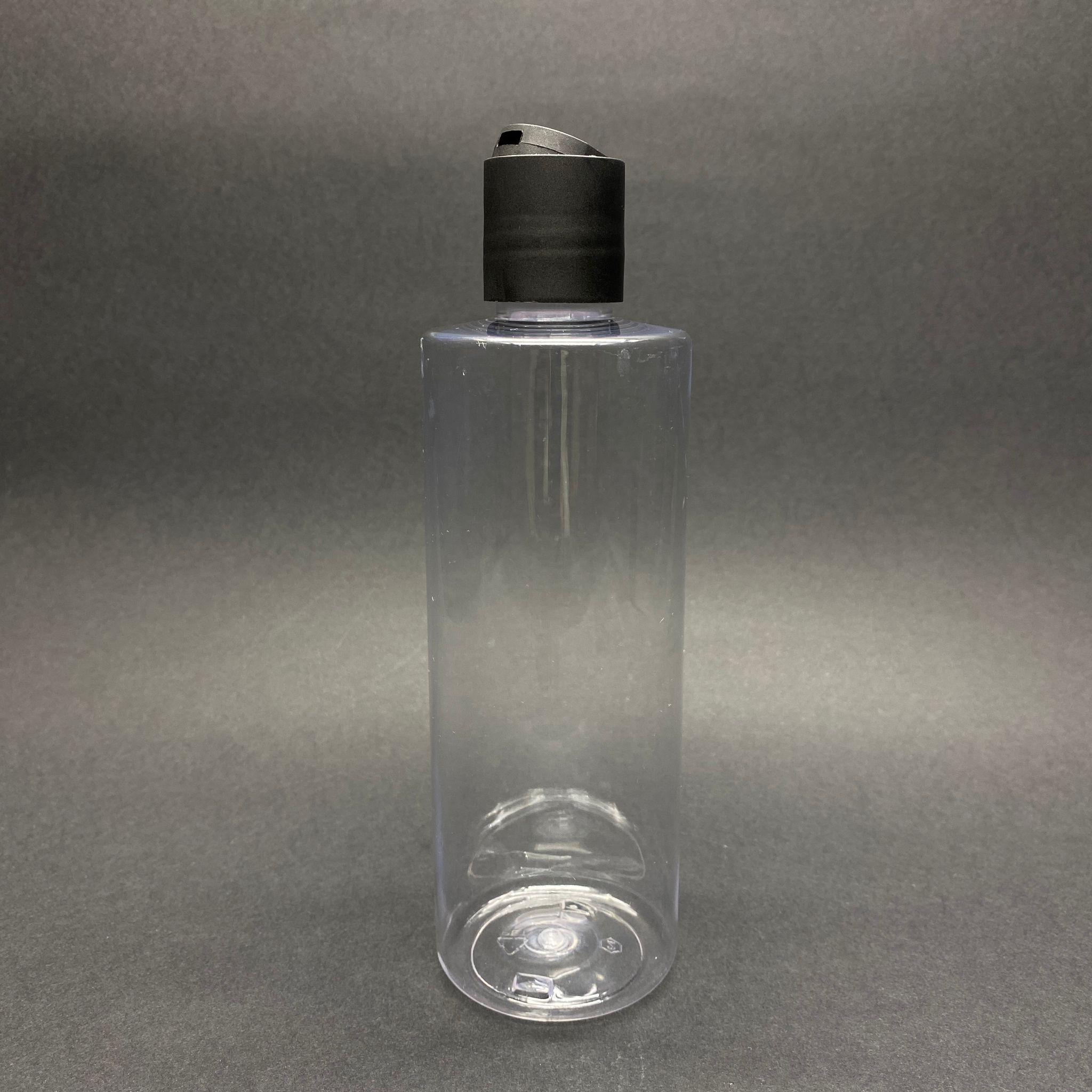 400 Cc Pet Şampuan Şişesi - Şeffaf - Siyah Disktop Kapaklı - 400 Ml Boş Plastik Şampuan Şişesi