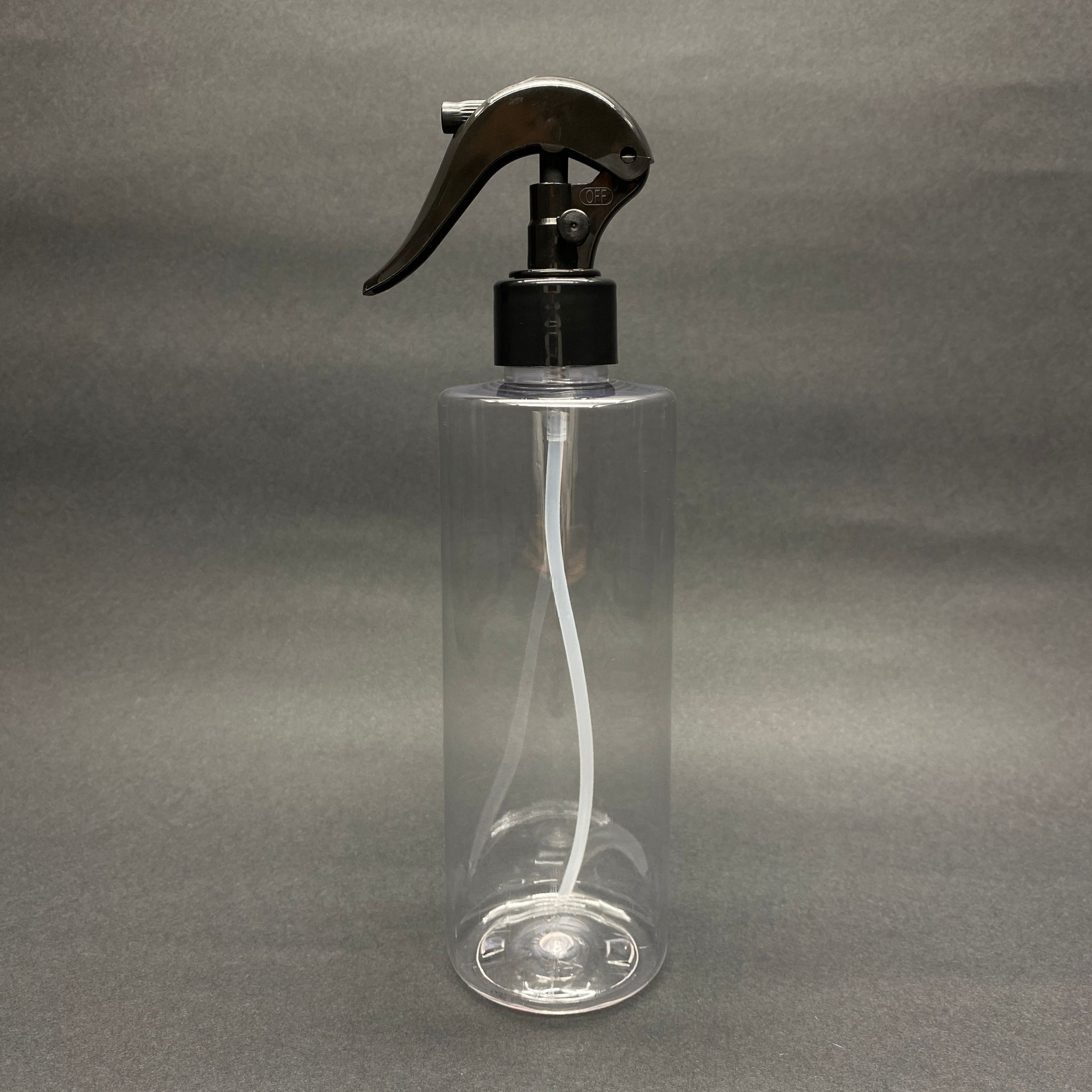 400 Cc Şeffaf Pet Şişe - Siyah Triger Spreyli - 400 Ml Kalın Plastik Oda Parfümü İçin Spreyli Şişe (Duman Şeklinde Püskürtür)