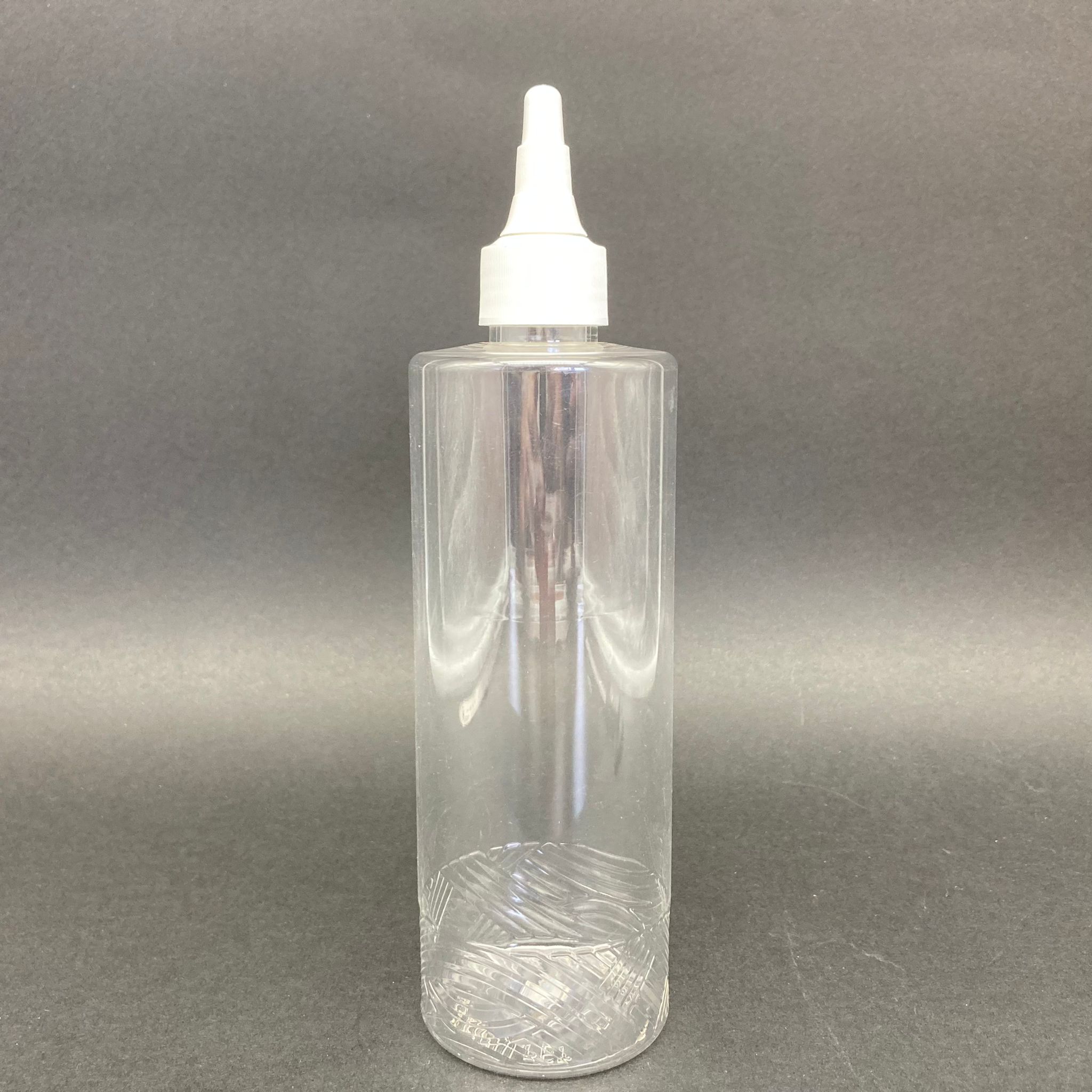 400 Cc Silindir Kısa Model Pet Şişe - Beyaz Asansör Kapaklı - 400 Ml Akıtıcılı Plastik Şişe