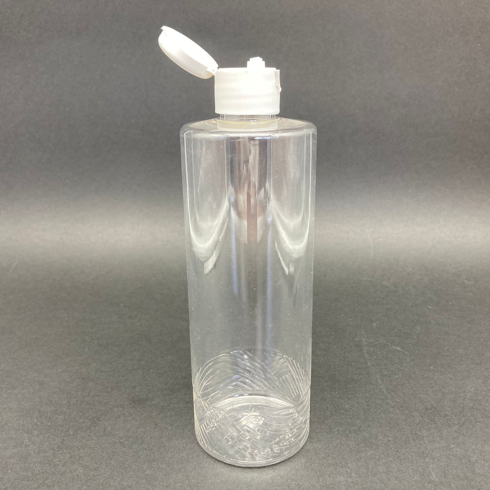 400 Cc Silindir Kısa Model Pet Şişe - Beyaz Fliptop Akıtıcı Kapaklı - 400 Ml Akıtıcılı Plastik Şişe