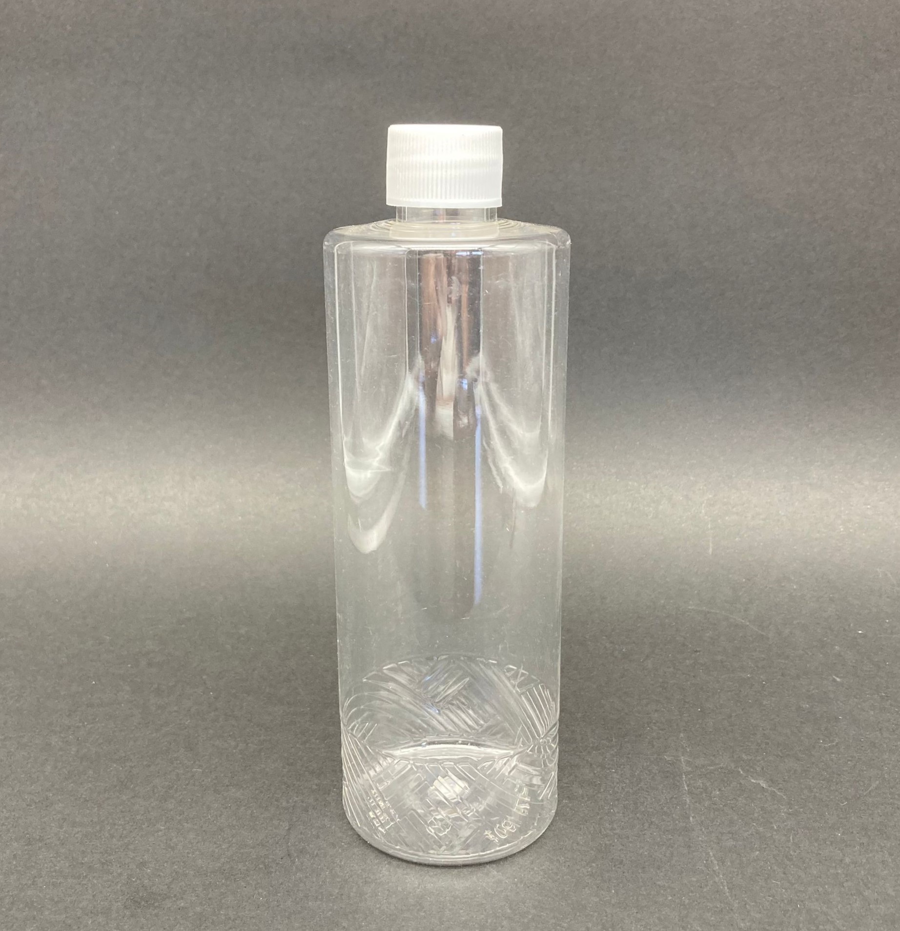 400 Cc Silindir Kısa Model Pet Şişe - Beyaz Kapaklı - 400 Ml Kapaklı Plastik Şişe