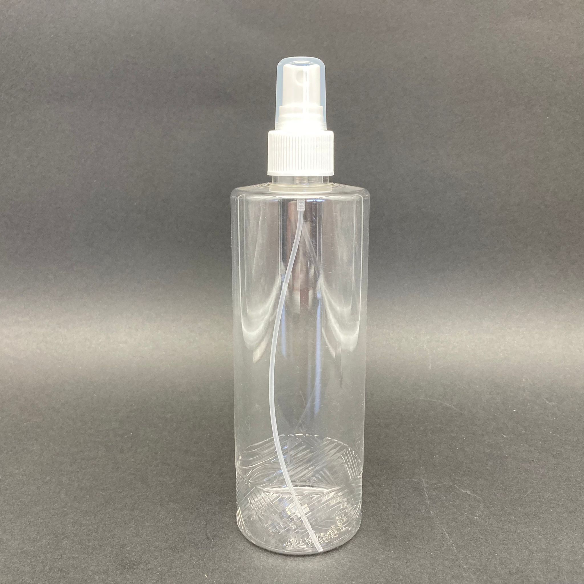 400 Cc Silindir Kısa Model Pet Şişe -Beyaz Spreyli - 400 Ml Plastik Spreyli Şişe