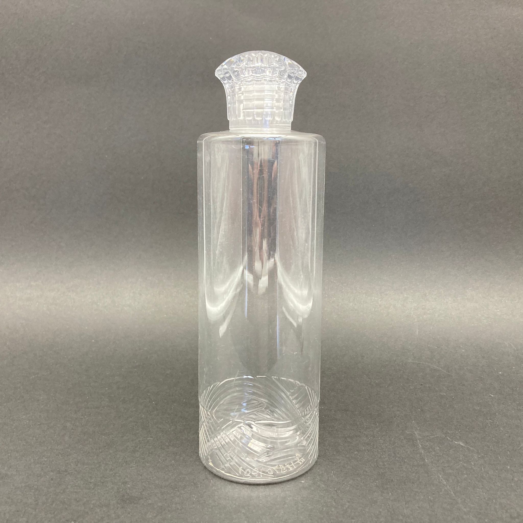 400 Cc Silindir Kısa Model Pet Şişe - Kristal Kapaklı Tıpalı - 400 Ml Plastik Kolonya Şişesi
