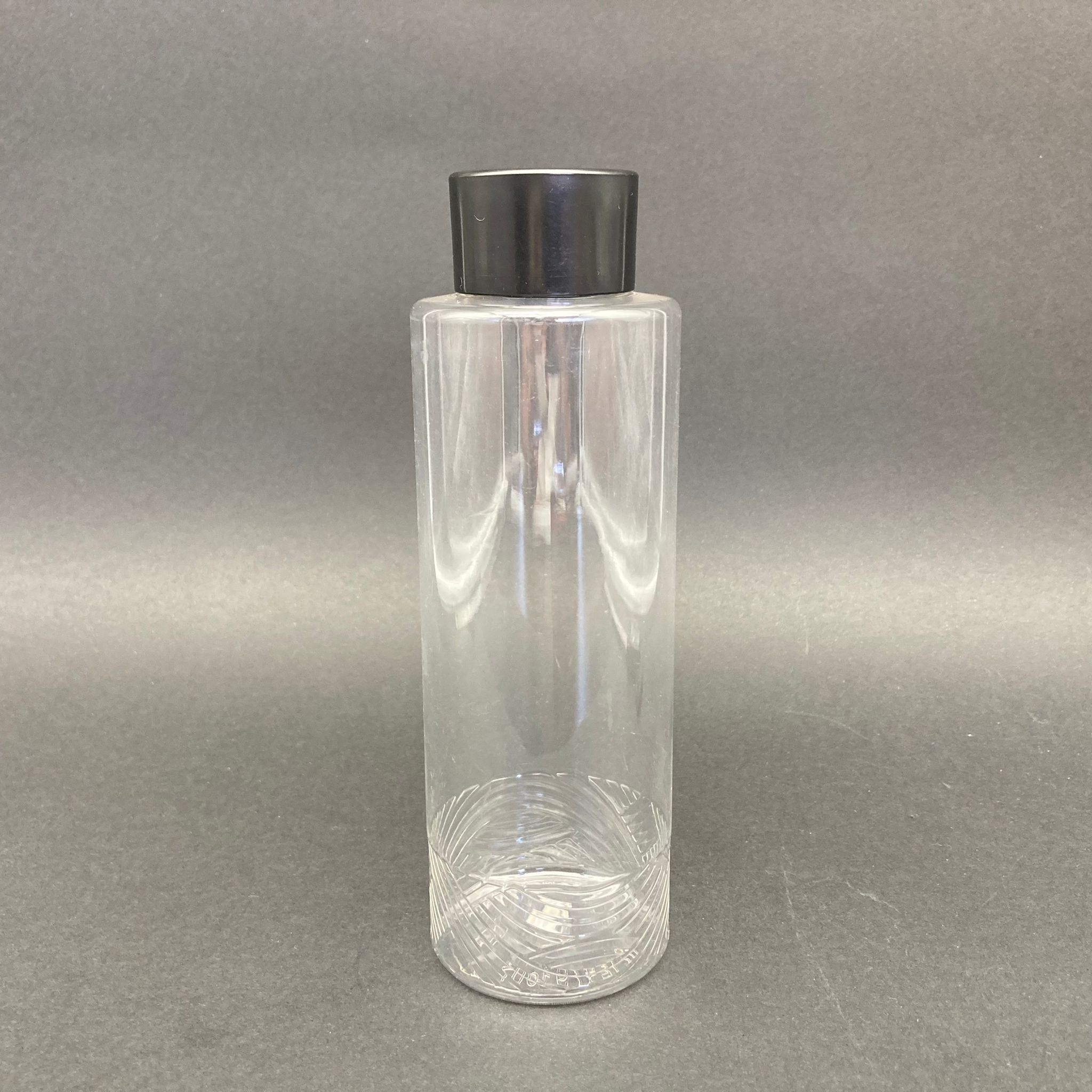 400 Cc Silindir Kısa Model Pet Şişe - Siyah Kolonya Kapaklı Tıpalı - 400 Ml Plastik Kolonya Şişesi