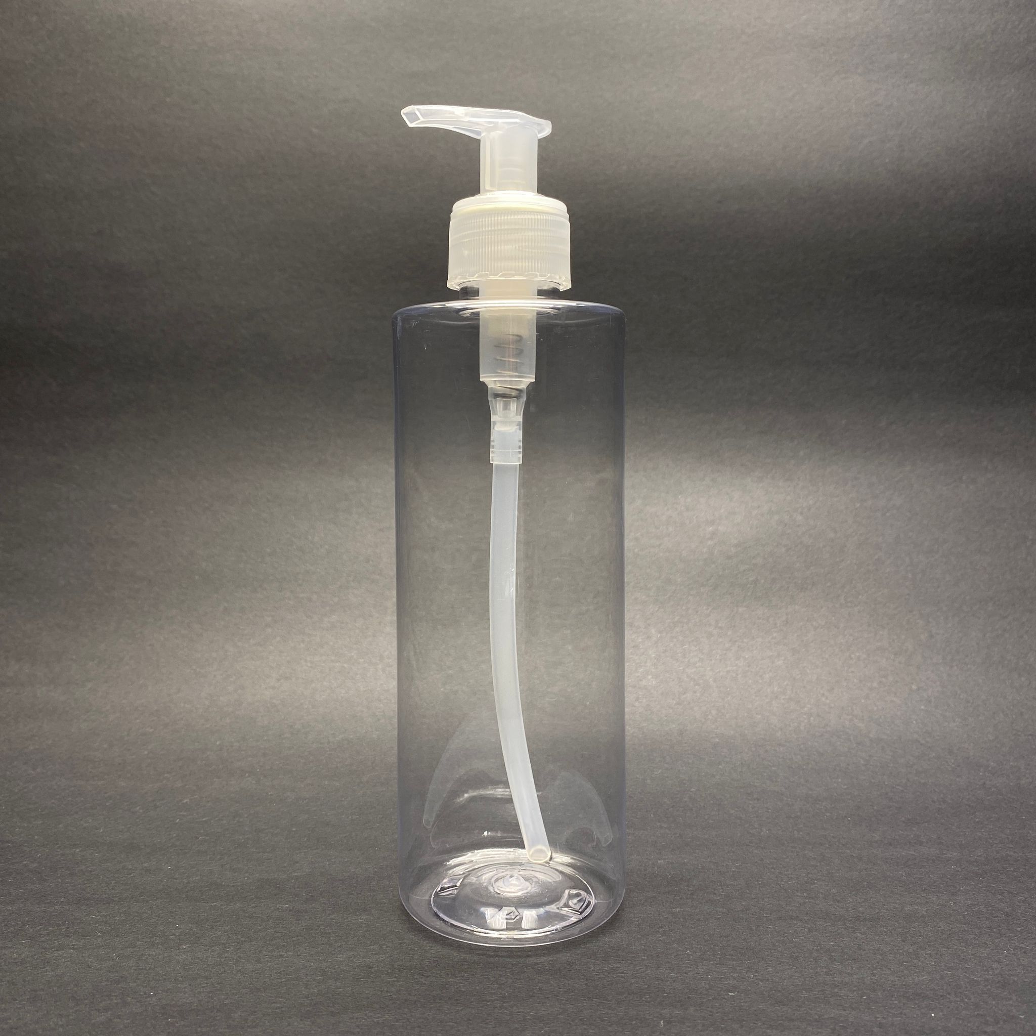 400 Cc Silindir Pet Şişe - Şeffaf Sıvı Sabun Pompalı  - 400 Ml Plastik Şişe