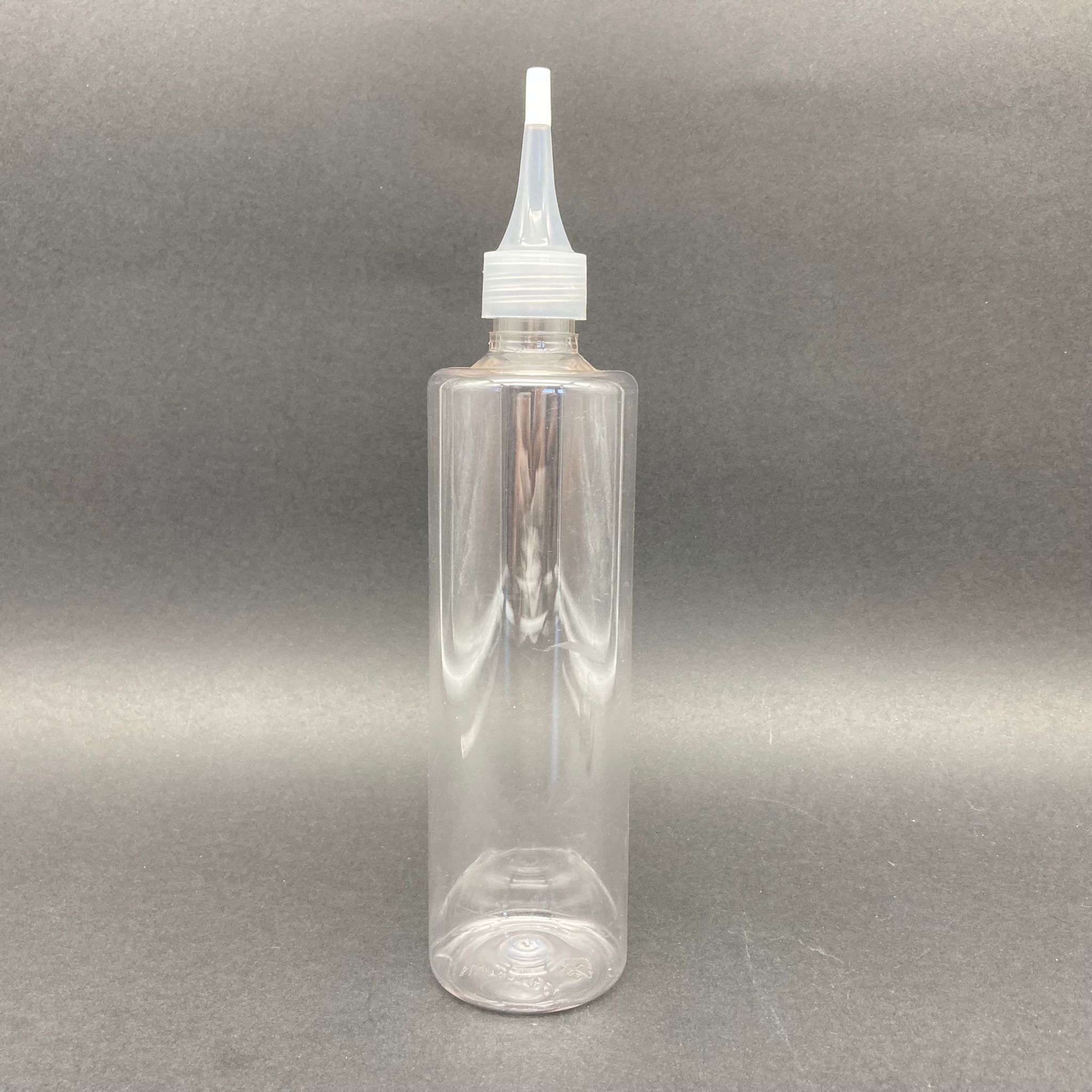 400 Cc Silindir Uzun Model Pet Şişe - Akıtıcı Kapaklı - 400 Ml Akıtıcılı Plastik Şişe