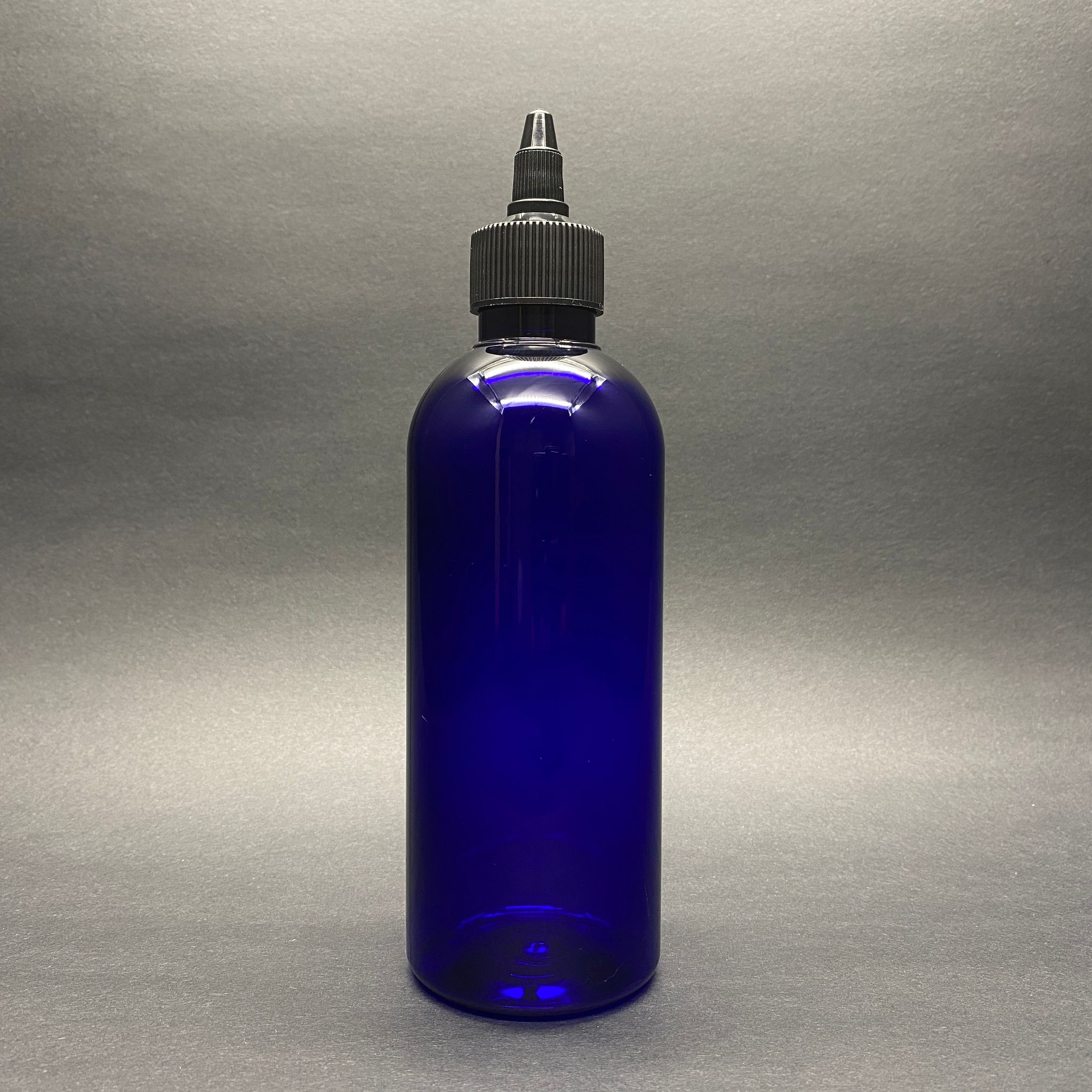400 Cc Sivri Twist Asansör Kapaklı Mavi Pet Şişe - 400 Ml Akıtıcı Siyah Kapaklı Pet Şişe