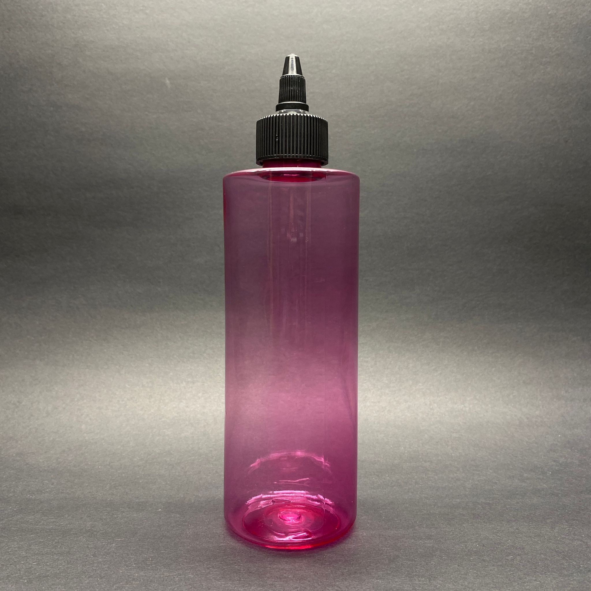 400 Cc Sivri Twist Asansör Kapaklı Pembe Pet Şişe - 400 Ml Akıtıcı Siyah Kapaklı Pet Şişe