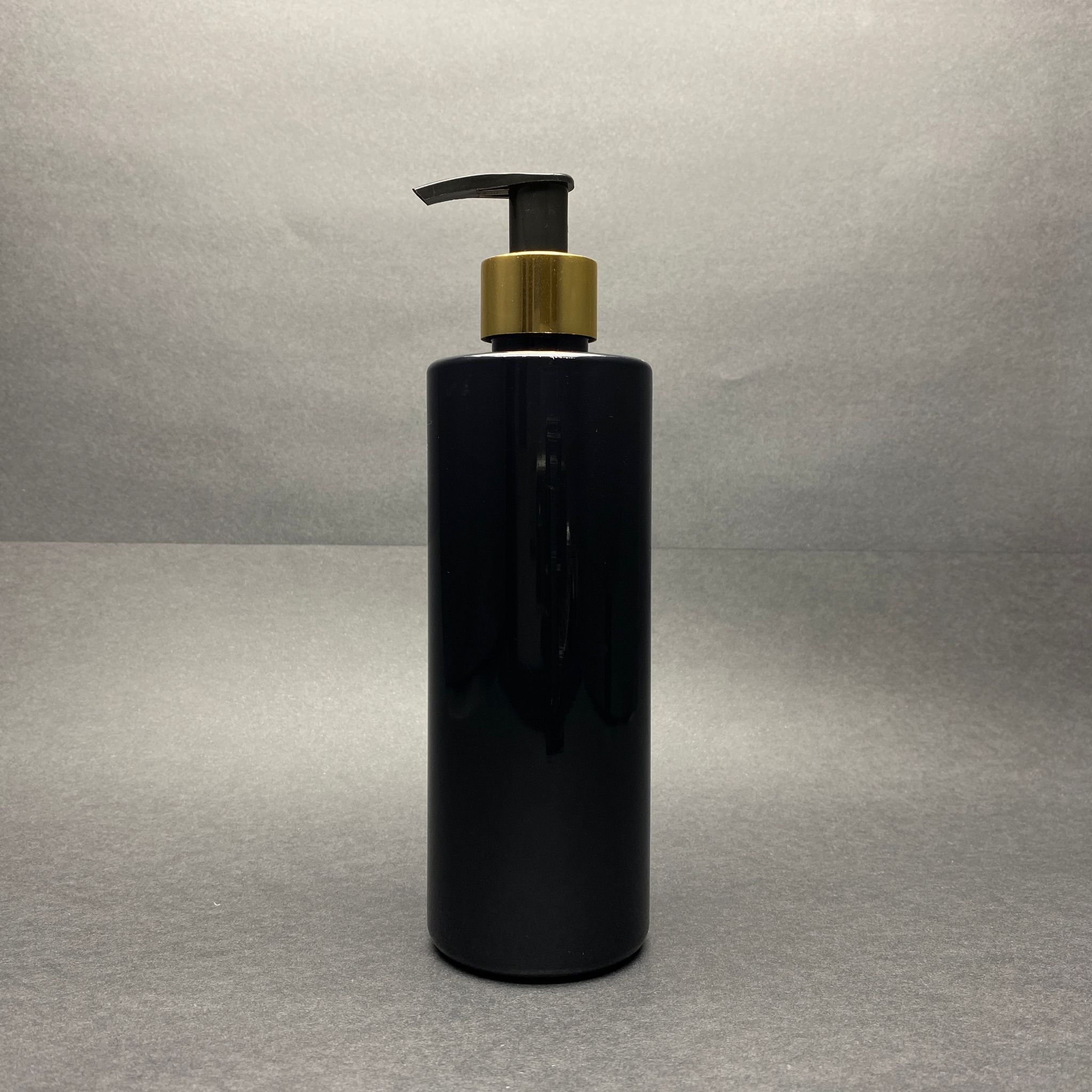 400 Cc Siyah Plastik Şişe - Gold Pompalı - 400 Ml Siyah Boş Pompalı Pet Şişe