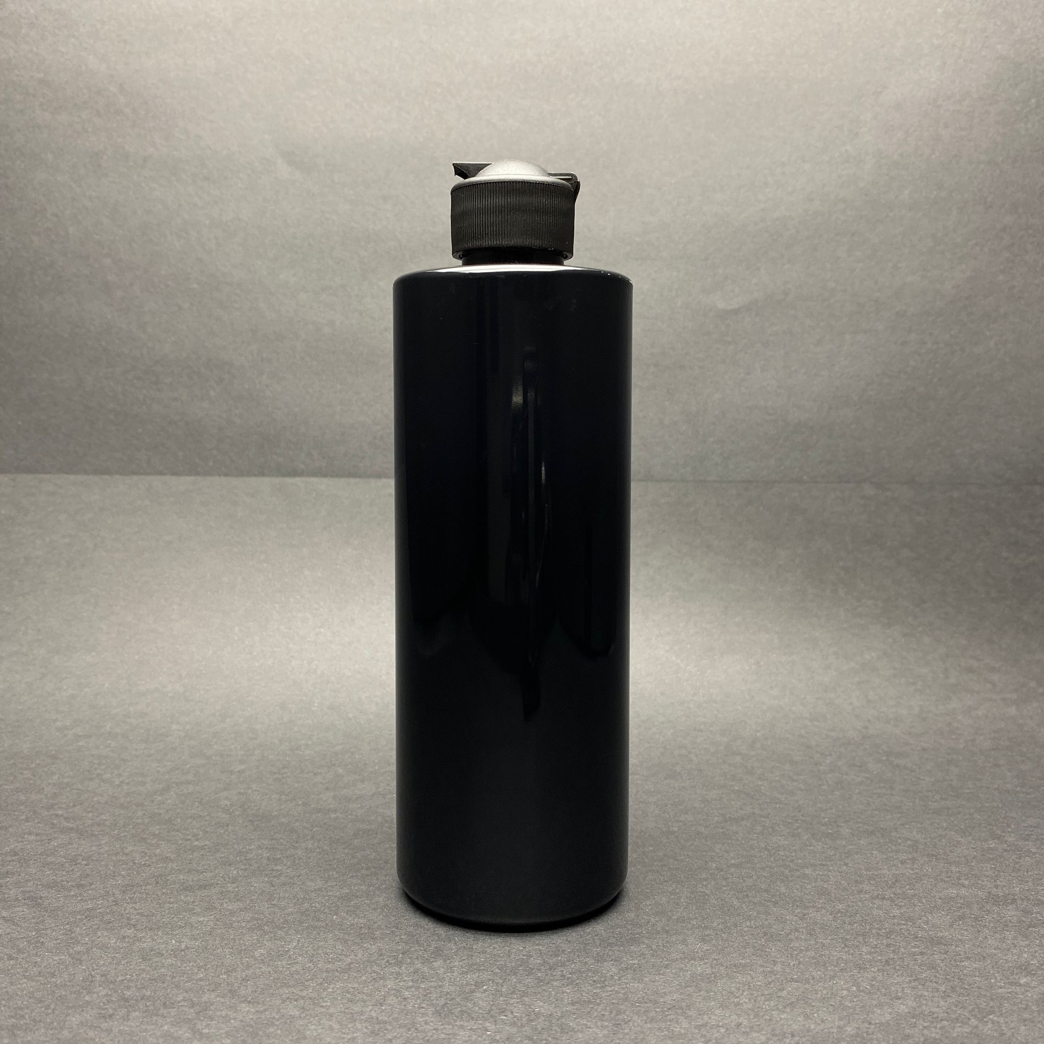 400 Cc Siyah Plastik Şişe - Siyah Açılır Kapanır Fliptop Kapaklı - 400 Ml Siyah Boş Pet Şişe